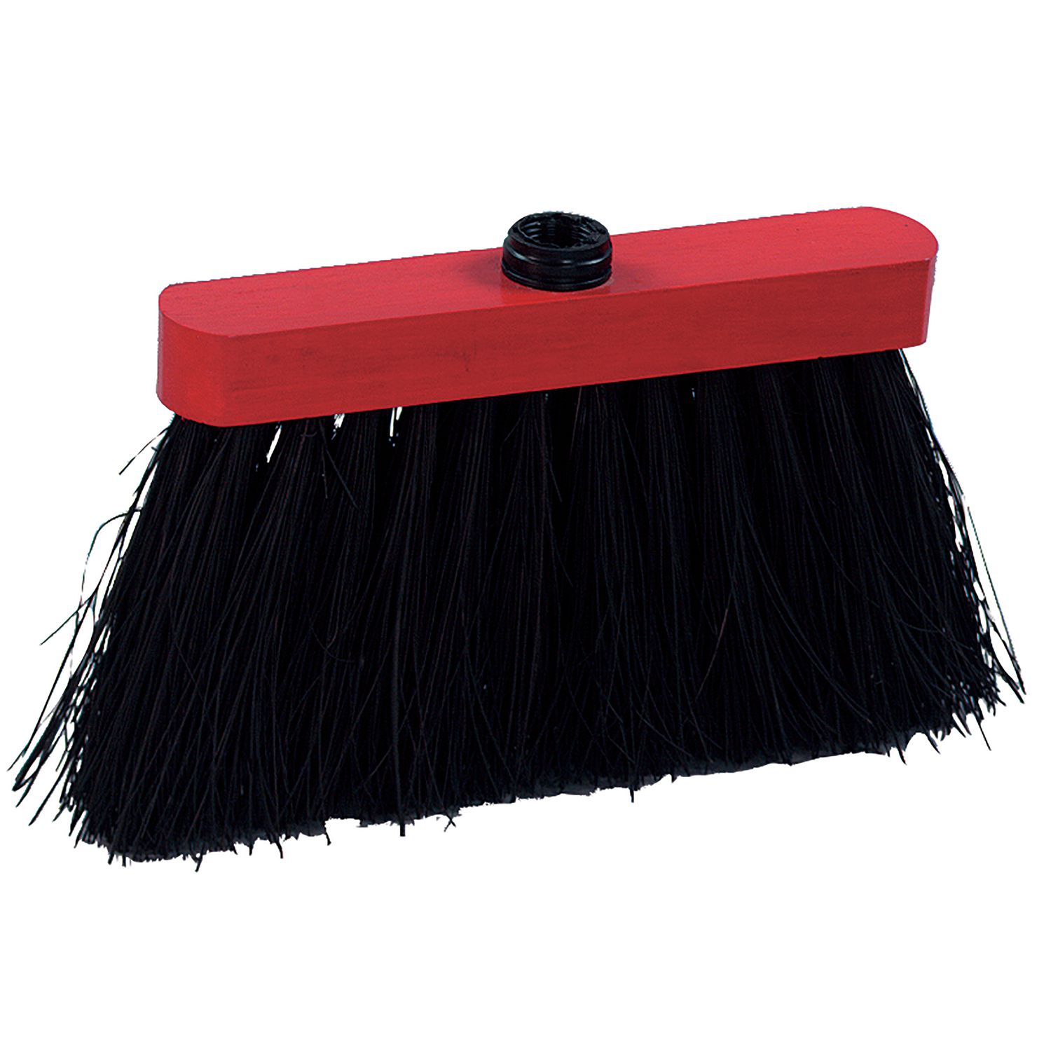 MIQUET PIASSAVA ESCOBA NEGRO/ROJO