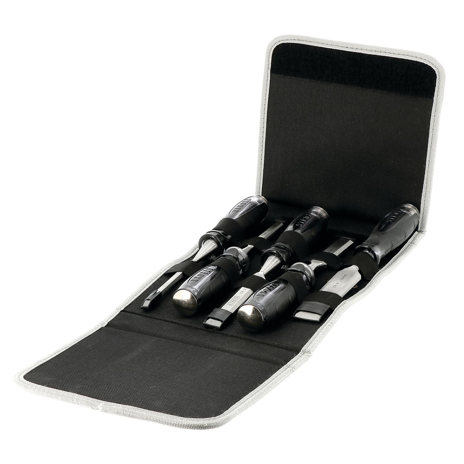JUEGO DE 5 CINCELES PARA MADERA STROXX