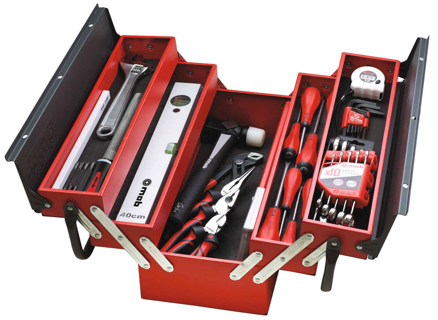 CAJA DE HERRAMIENTAS ESENCIAL DE 50 PIEZ