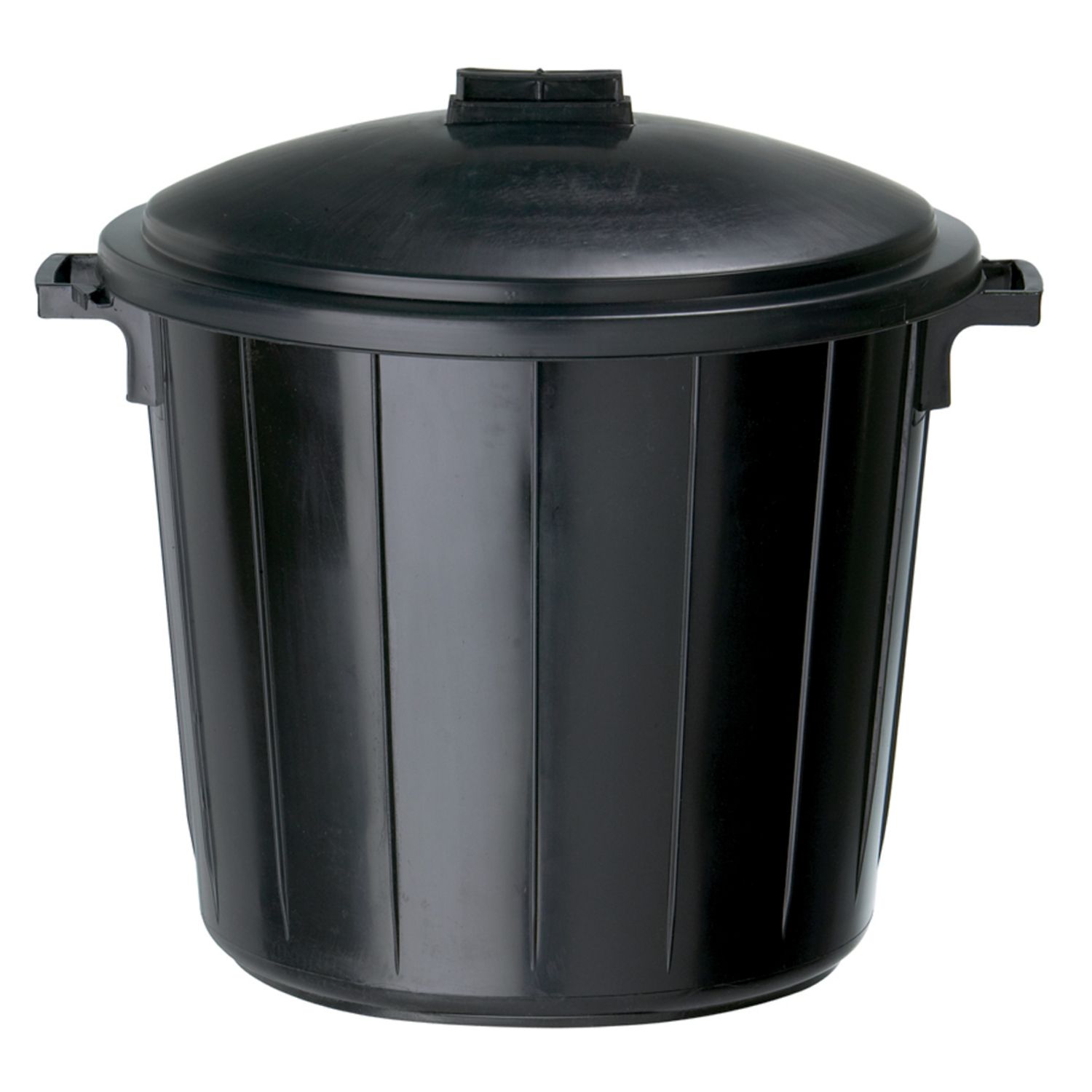 CUBO DE PLÁSTICO DE 80 L CON TAPA