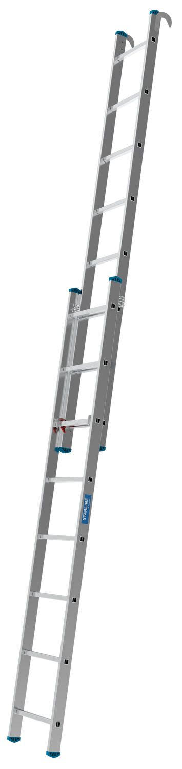 ESCALERA DE EXTENSIÓN 2X8 + GANCHOS