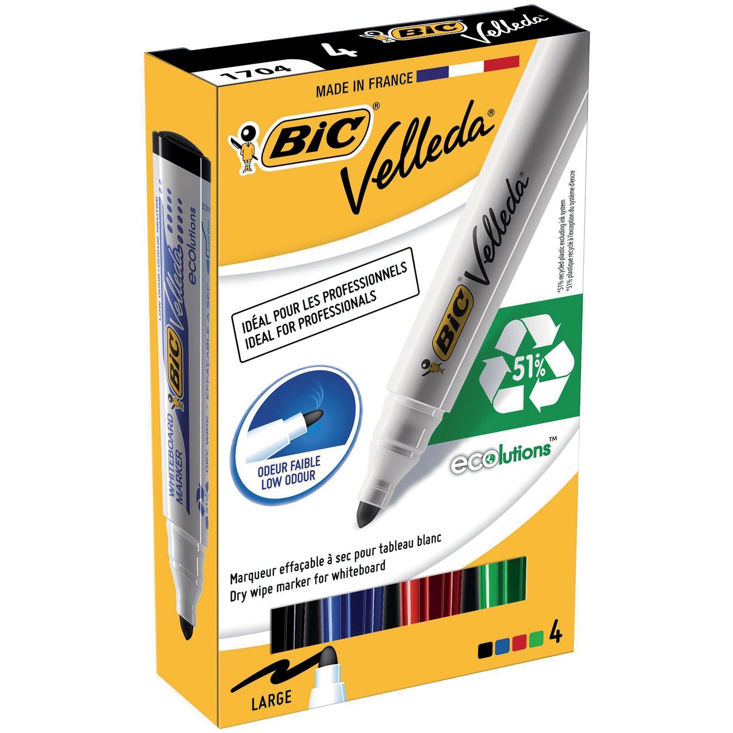 EFFAC BIC P1.5 RGE/NR/MARCADOR VERDE/AZU