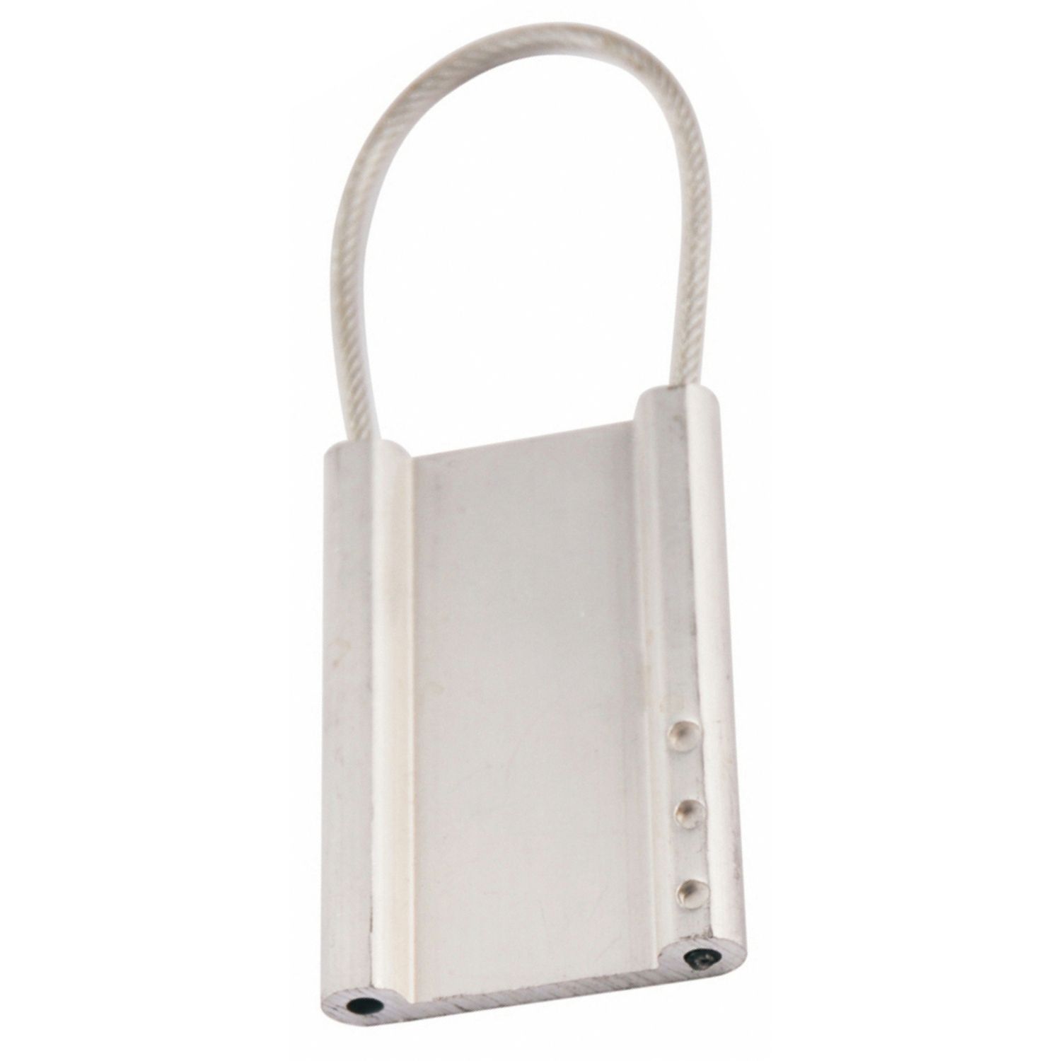PLACA DE ALUMINIO PARA MARCAR CABLES D2/