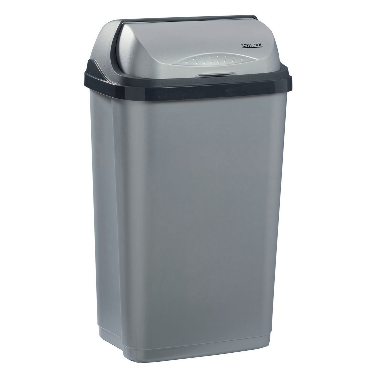 CUBO DE BASURA CON TAPA CORREDERA 50L GR