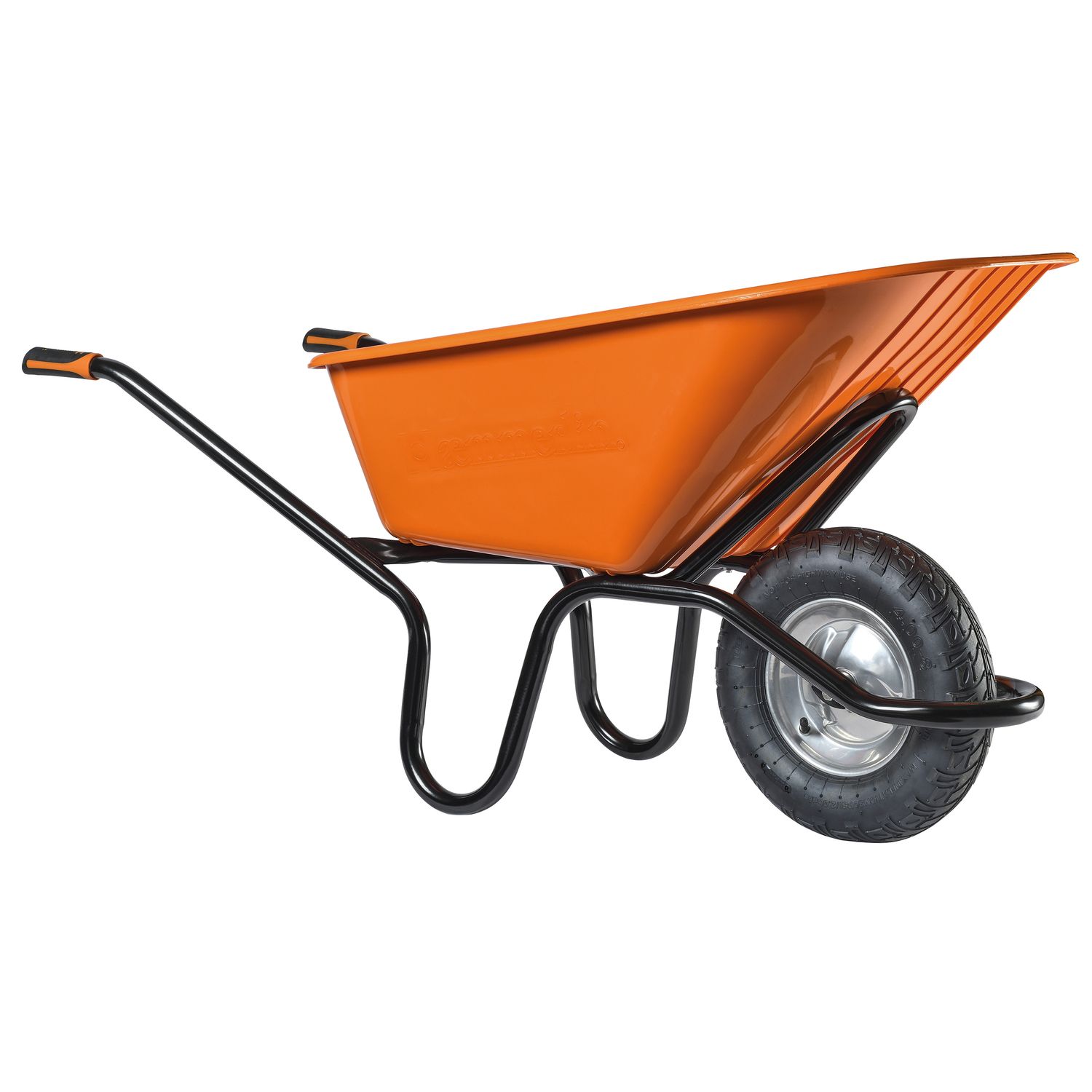 CARRETILLA, DEPOSITO PLASTICO 120L, RUED