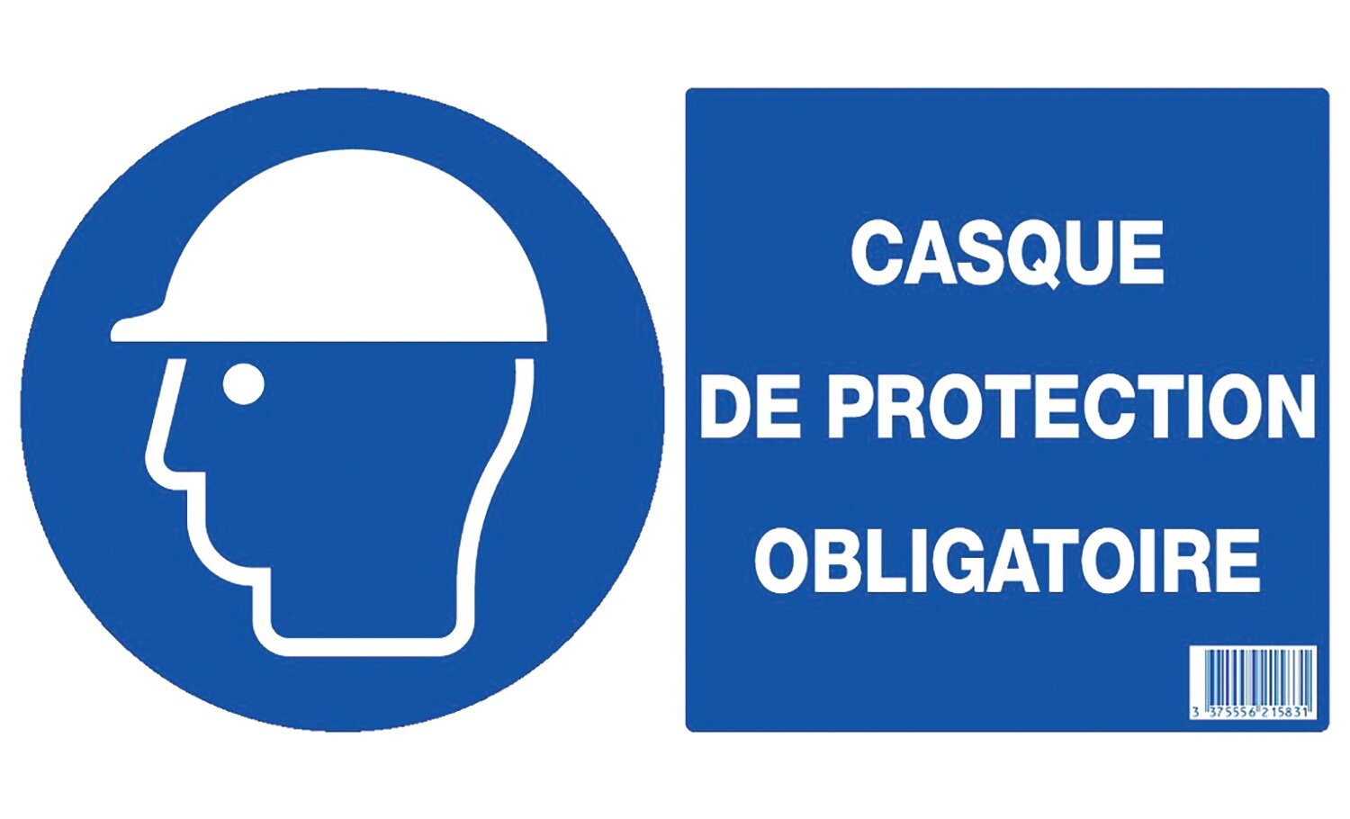 SEÑAL DE CASCO OBLIGATORIO