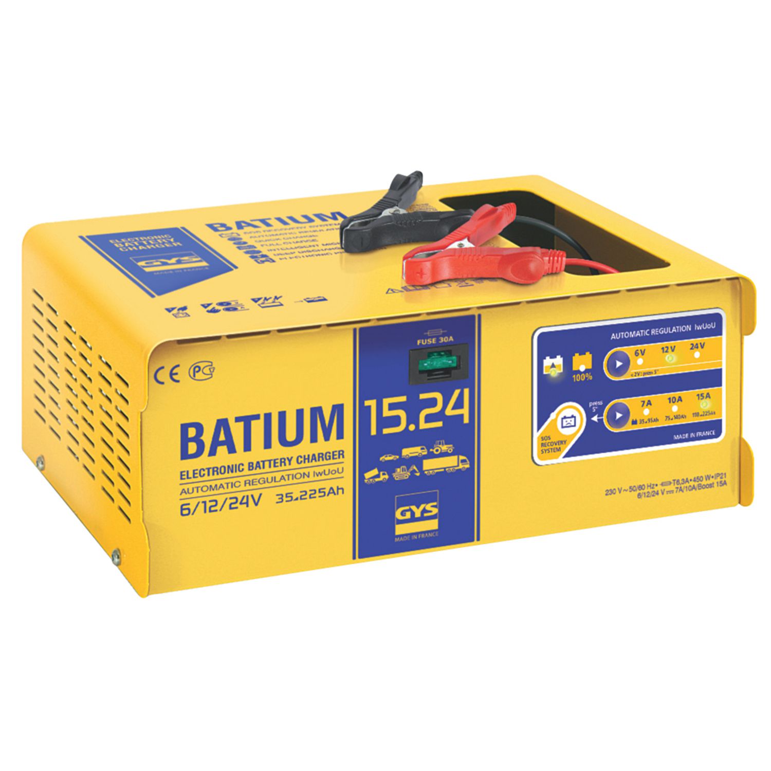 CARGADOR DE COCHE BATIUM 6/12/24V