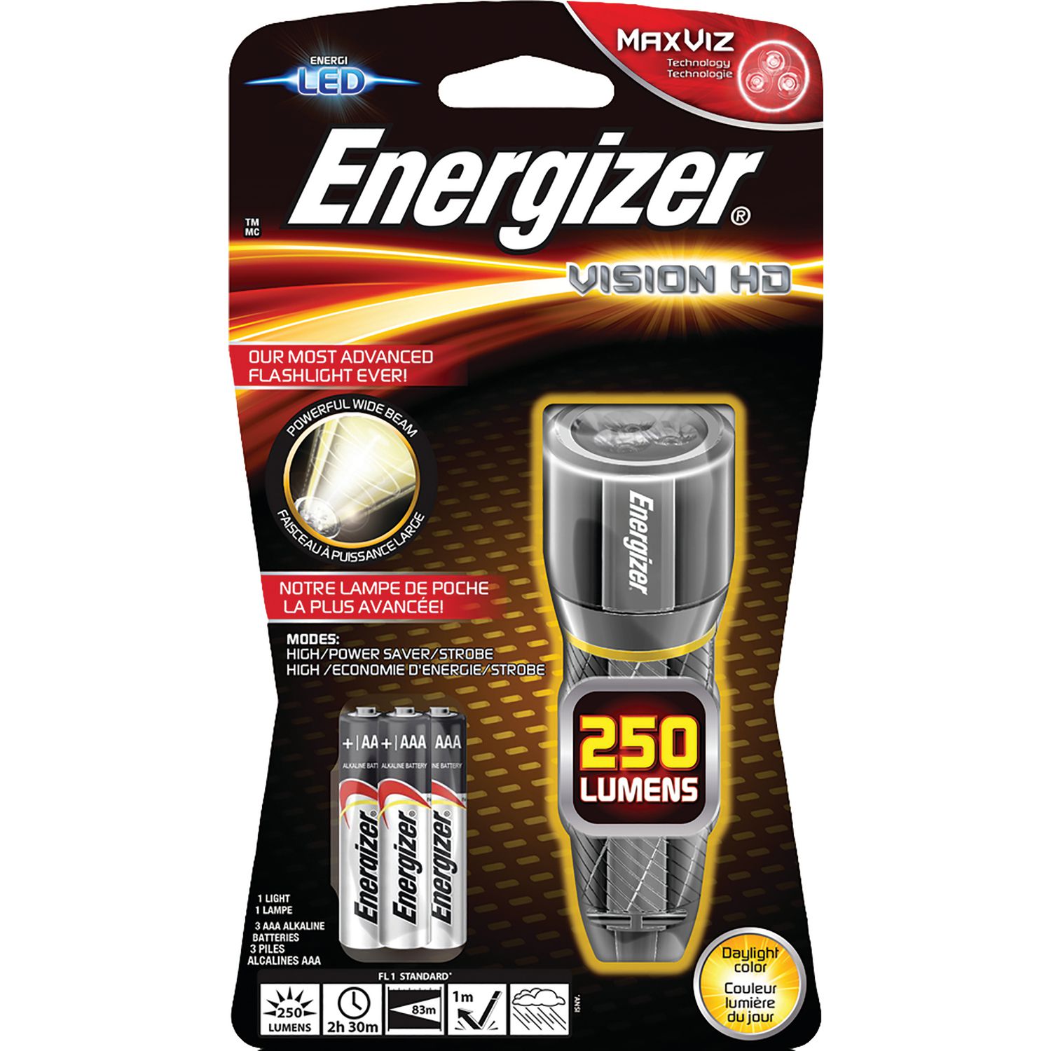 LINTERNA DE ALUMINIO LED 250LUM