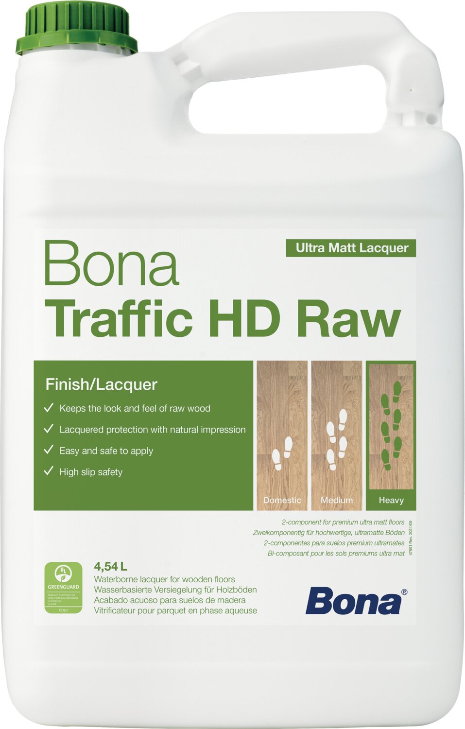 SELLADOR BONA TRAFFIC HD RAW NAT 5L