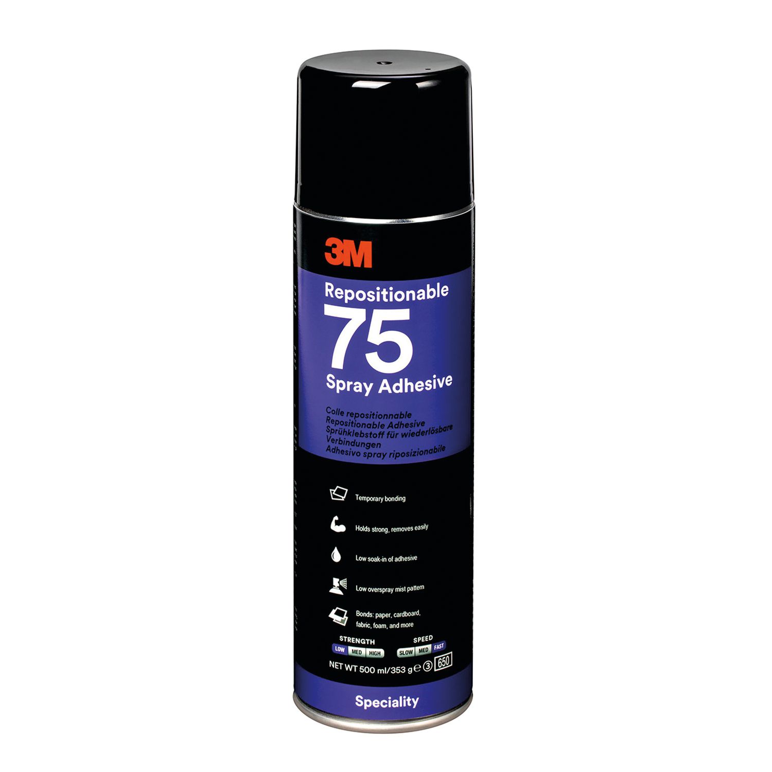 COLA REPOSICIONABLE AERO 75 3M 500ML