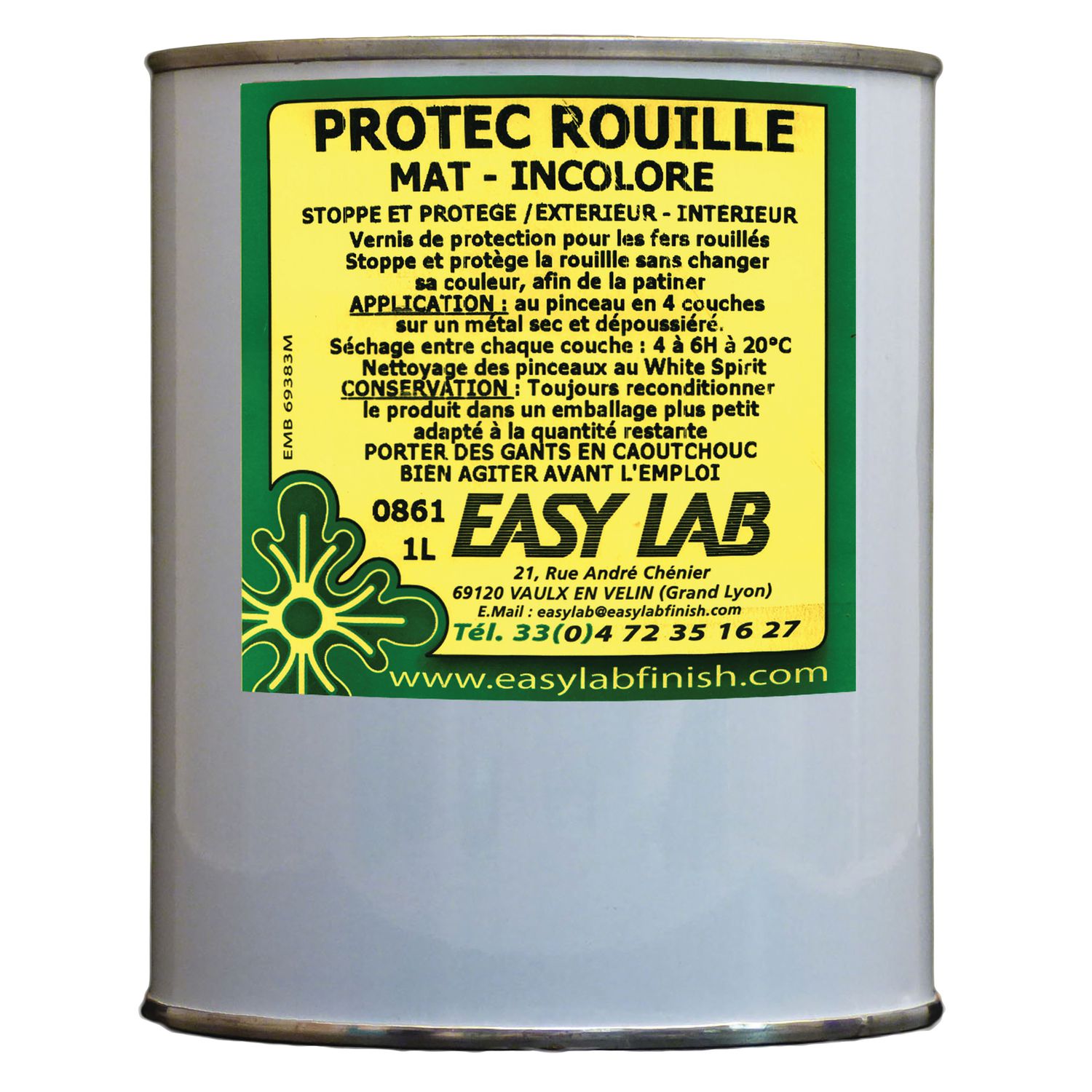 BARNIZ PROTECTOR METAL MATE LATA 1L