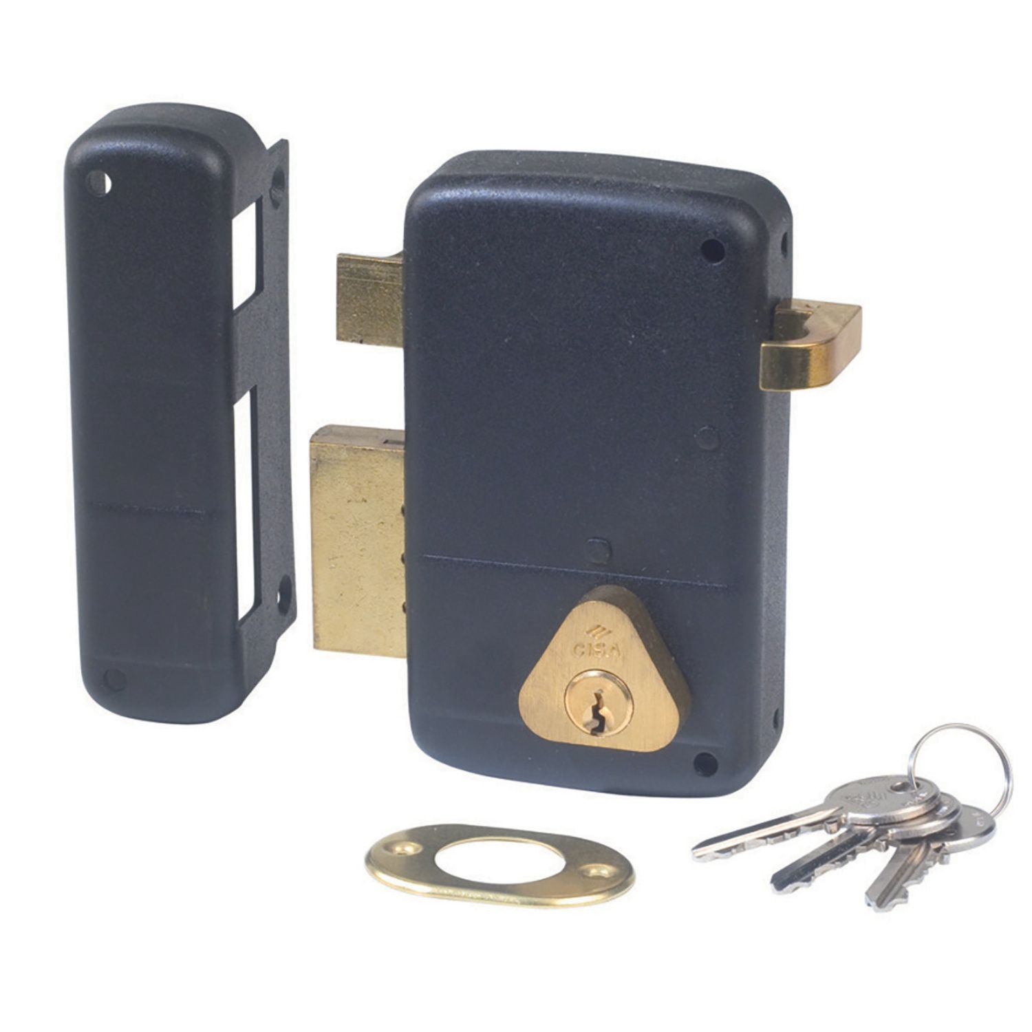 Cerradura vertical Cisa con cilindro redondo