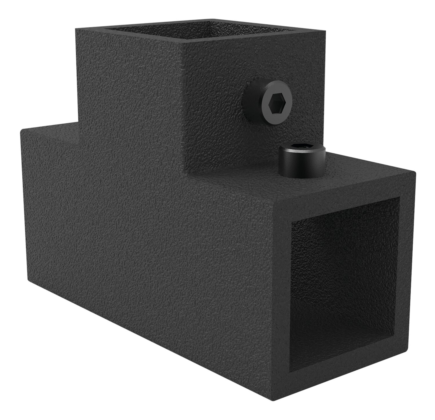 AIRGO CONECTOR PLANO DE 3 VÍAS NEGRO