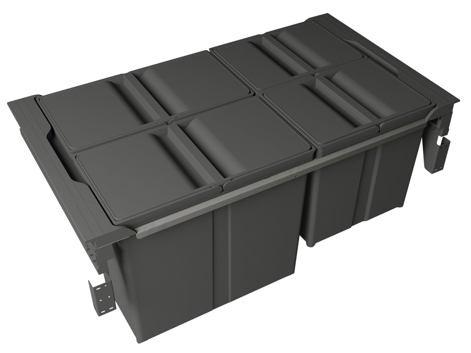 PAPELERA 94L P-MEUB MINI 900 GRIS
