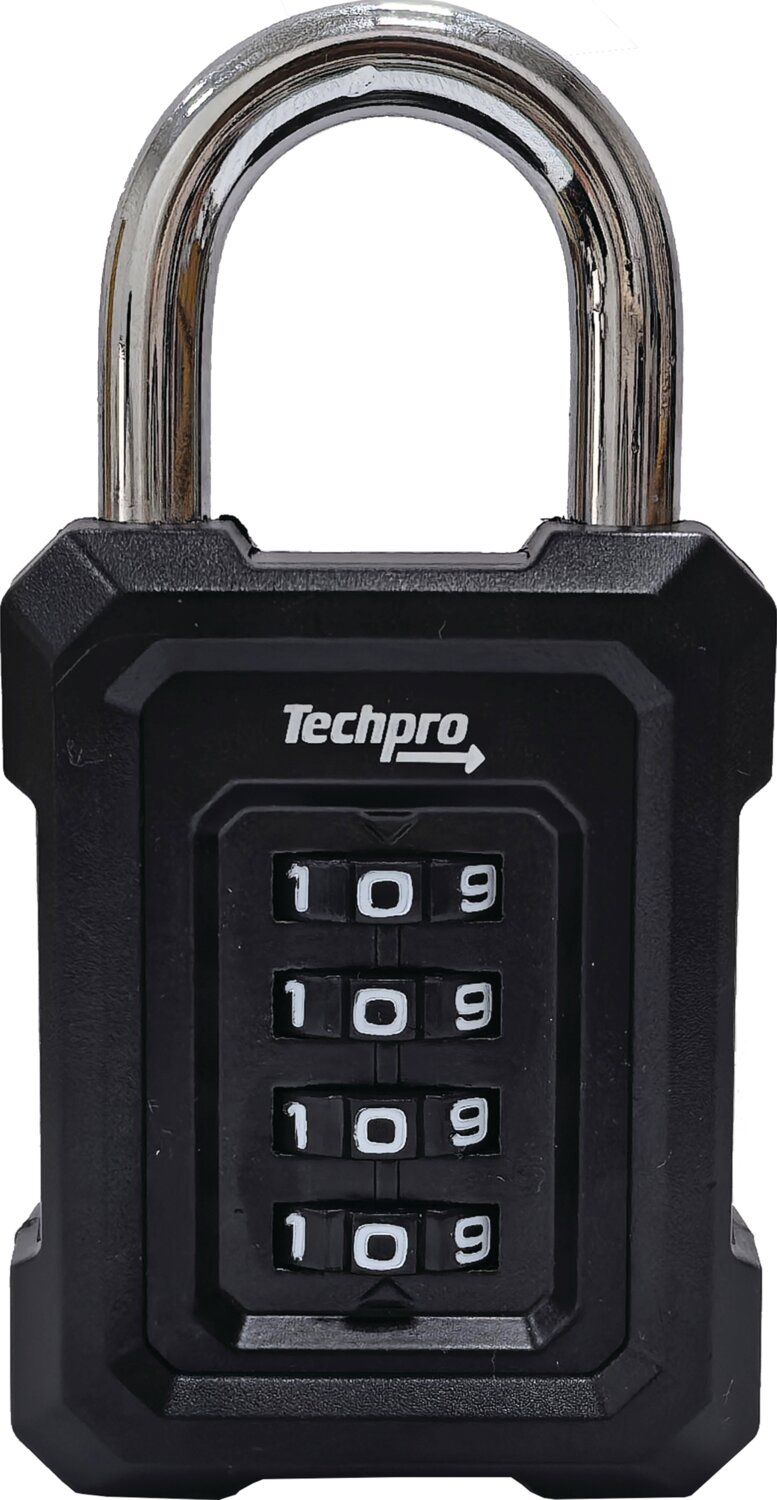 CANDADO ZAMAK CÓDIGO 4RLX TECHPRO