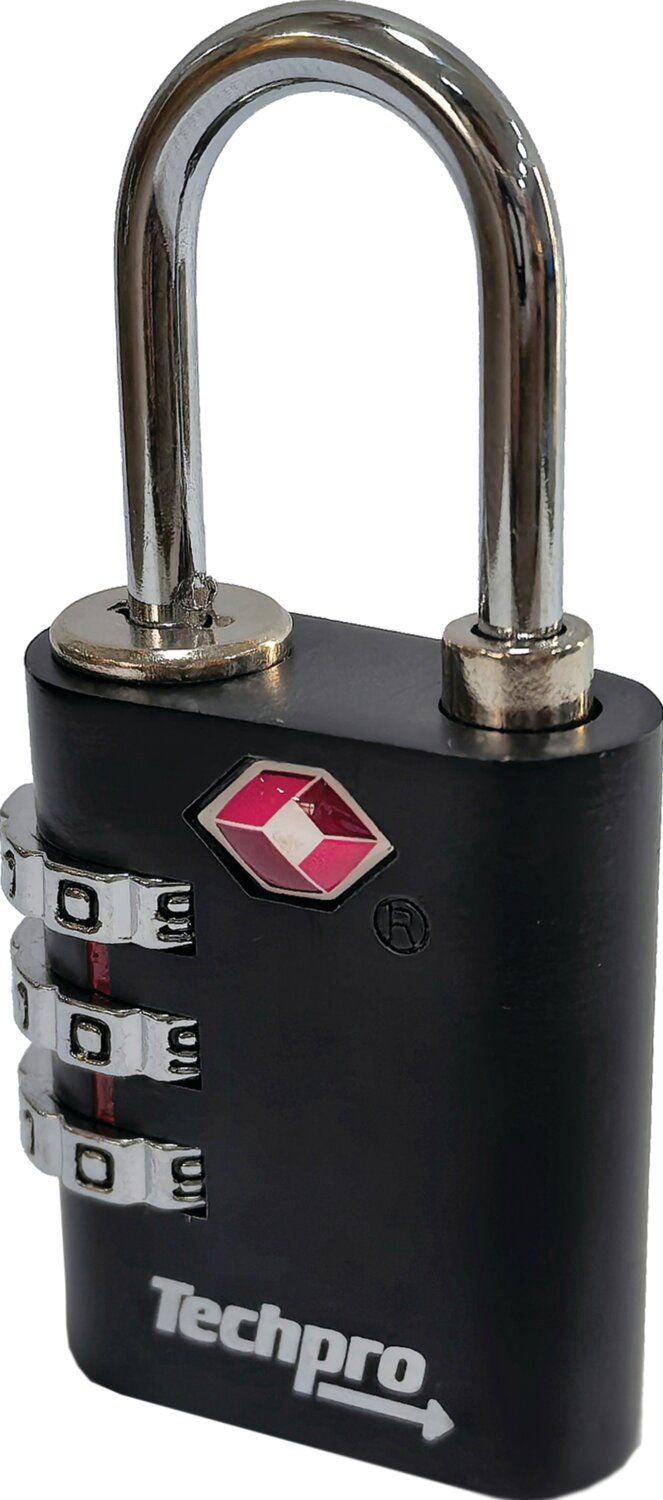 CANDADO TECHPRO FLEX CODE CUSTOMS TSA