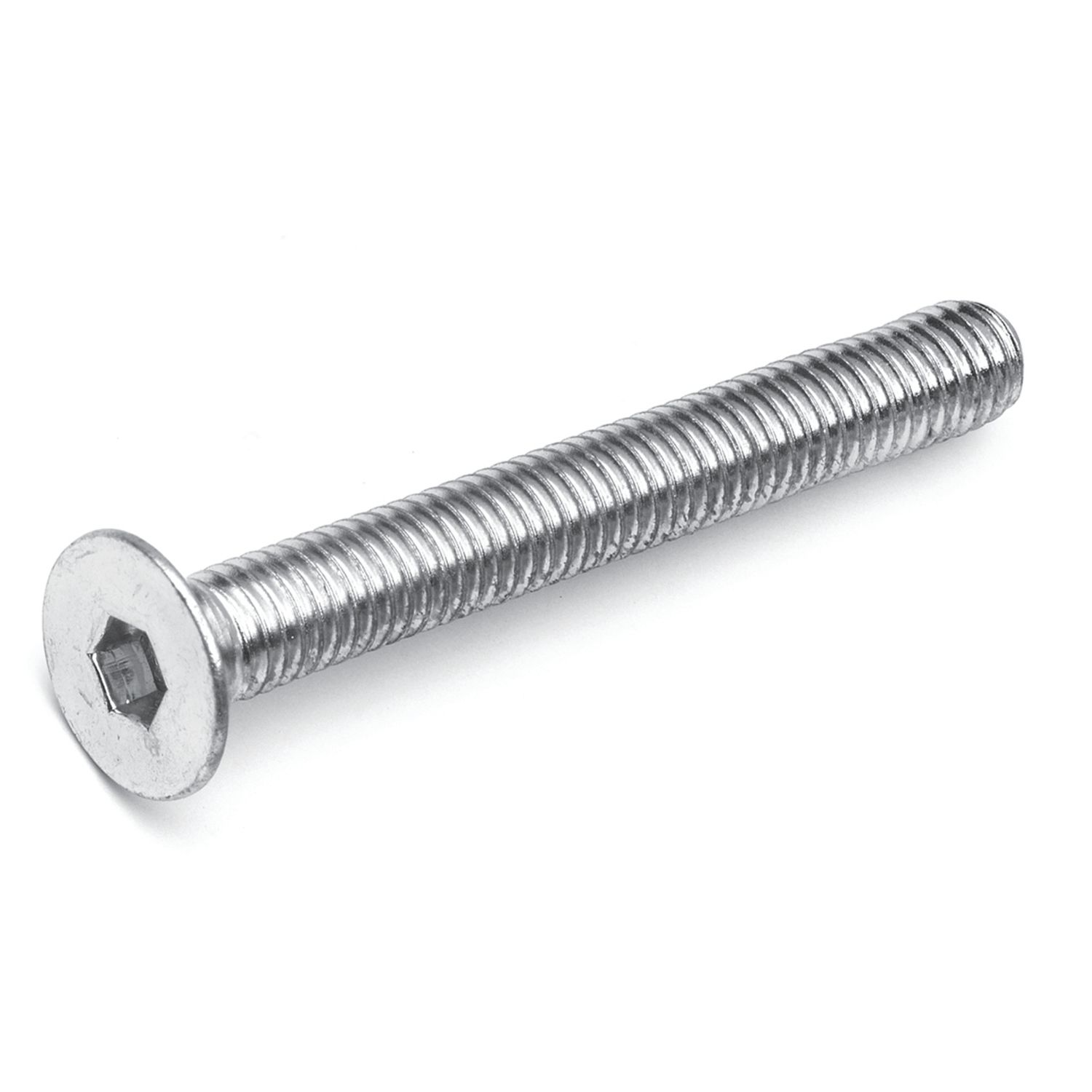 TORNILLO CABEZA PLANA M6 ACERO X100