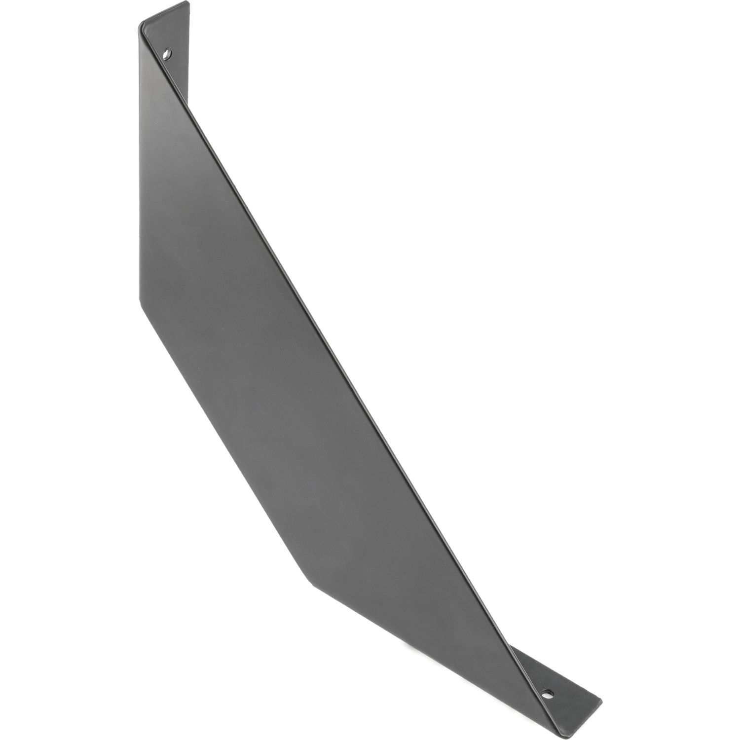 SOPORTE DE ESTANTERÍA PLANO NEGRO MATE 2