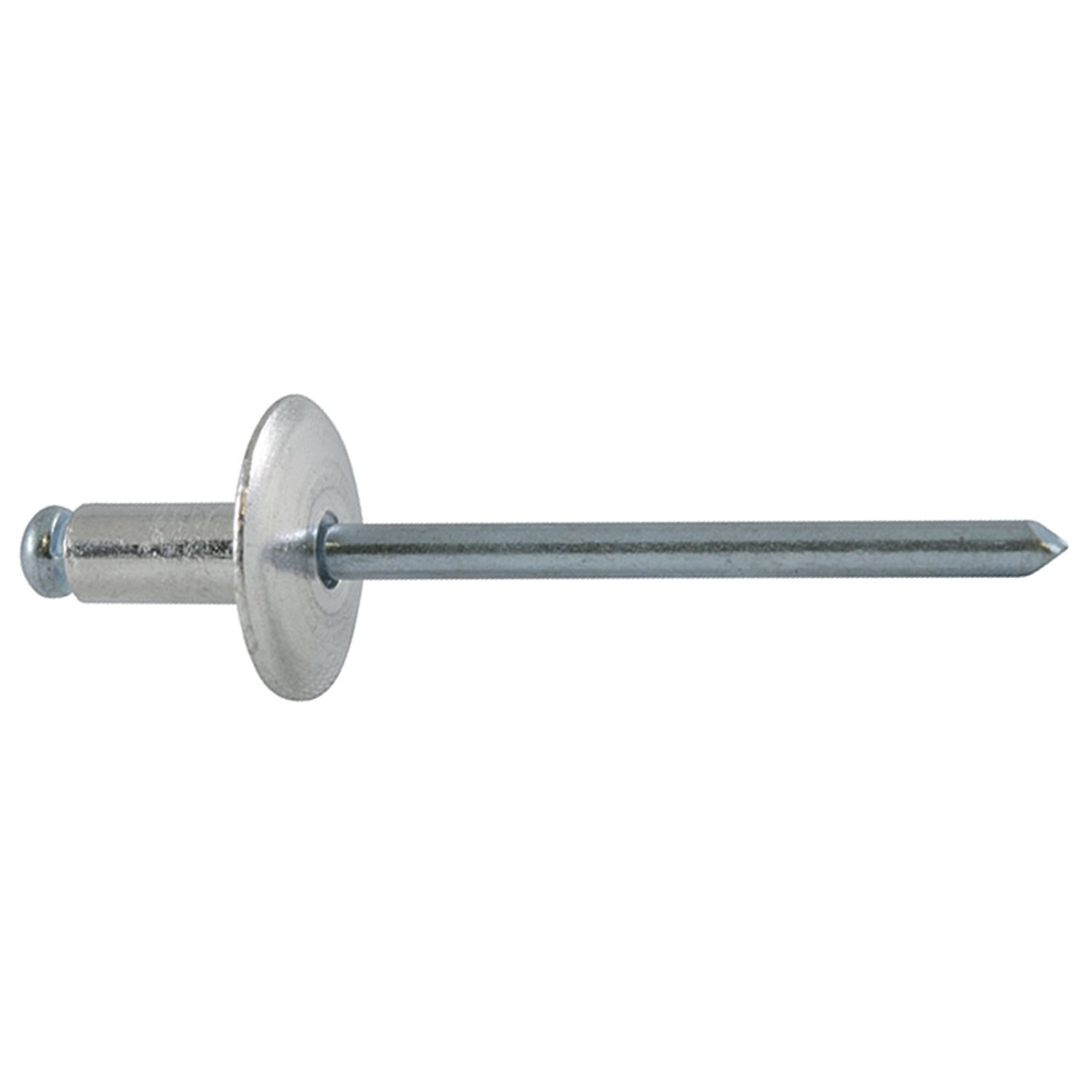 Remache de cabeza plana ancha de aluminio / acero