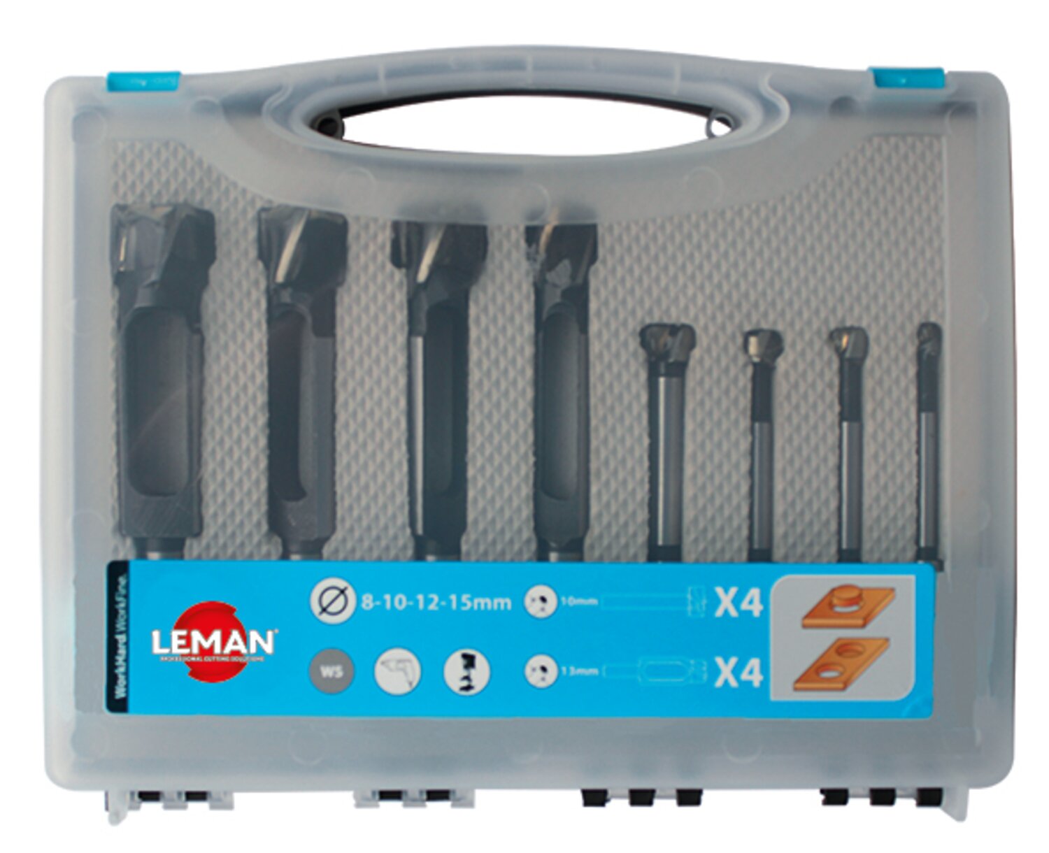 ESTUCHE DE 8 MANGOS AC.SHAPING+CORKING