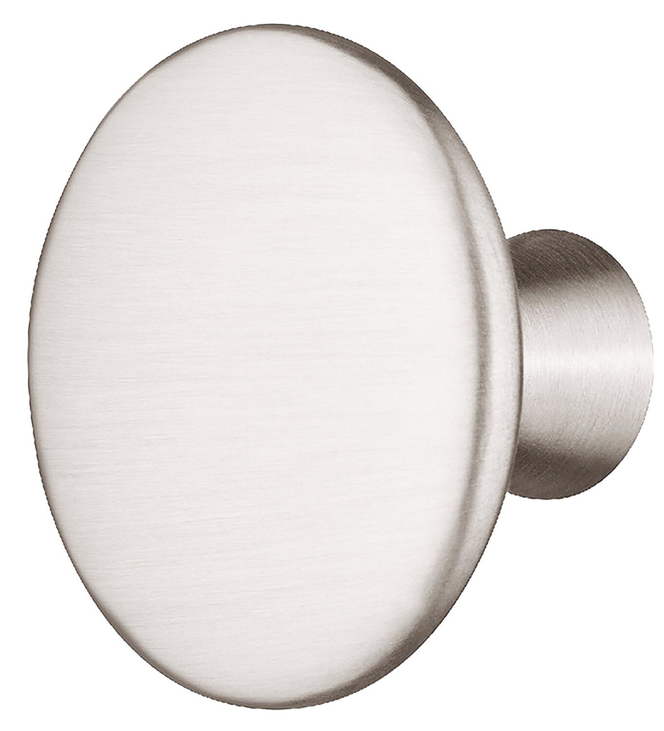 Pomo zinc niquelado mate cepill. 30x22mm
