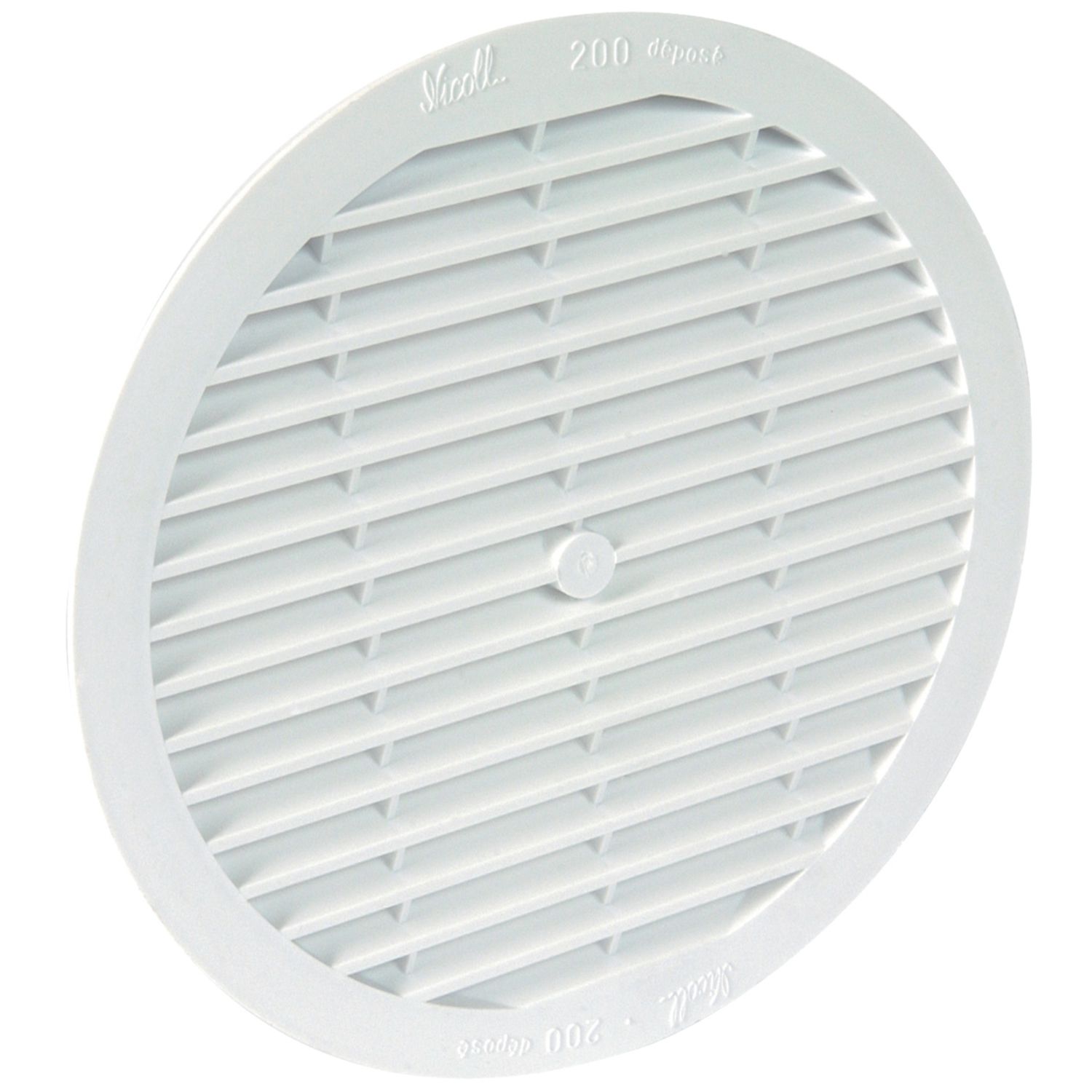 REJILLA REDONDA D200 A/MOUST SIMPLE BLAN