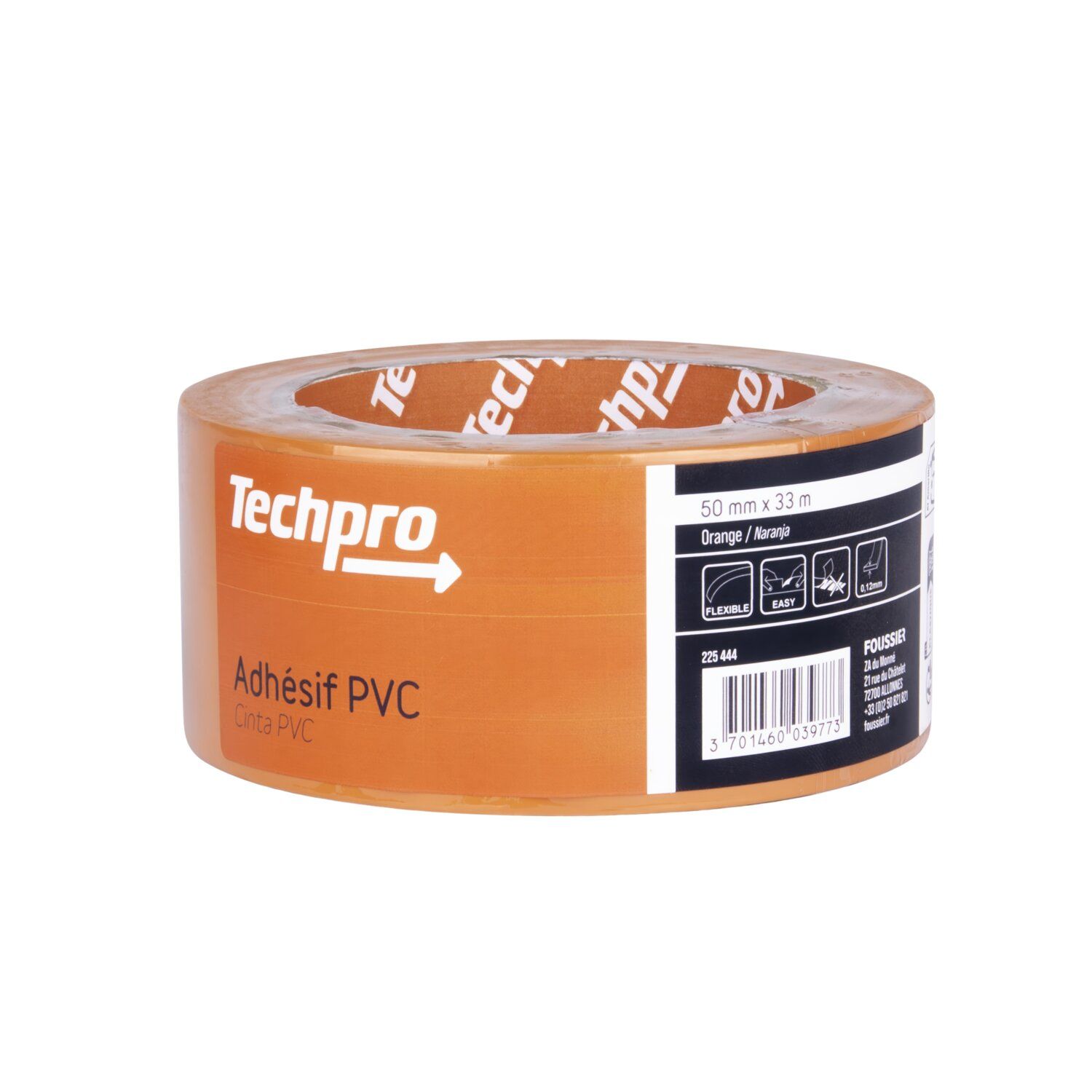 Adhesivo de PVC naranja