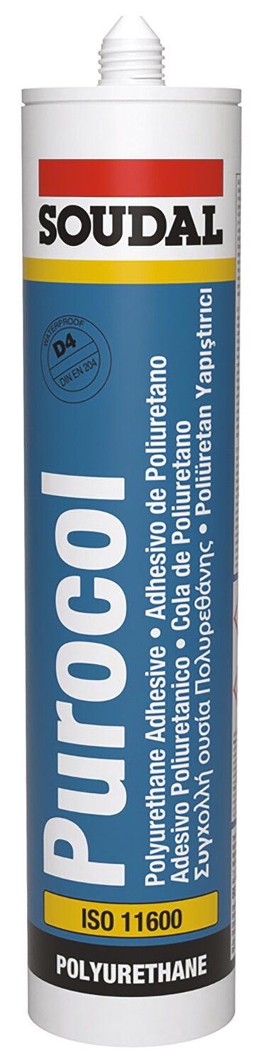 ADHESIVO PUROCOL PU D4 CARTCH 310ML
