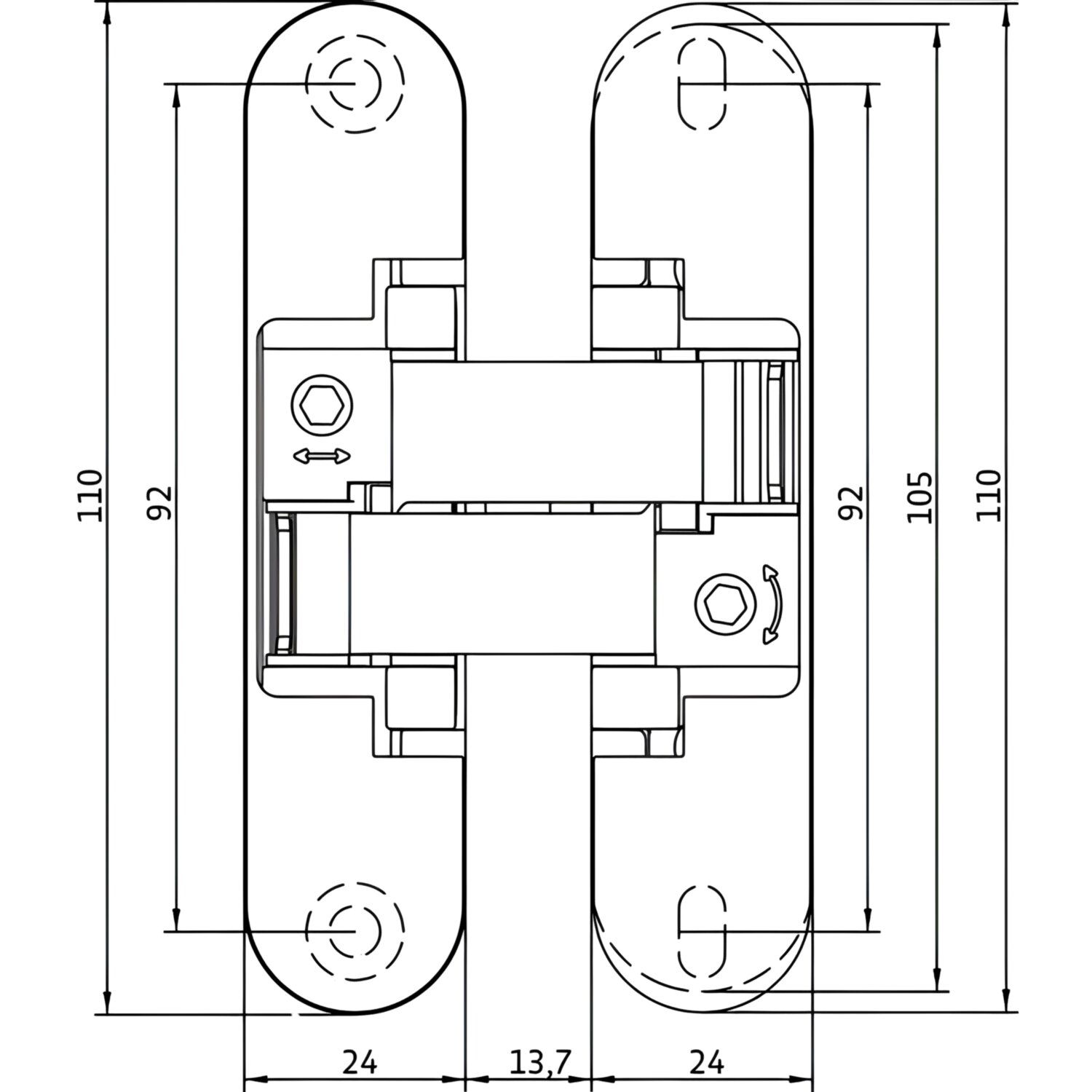 Bisagra AN 150 3D