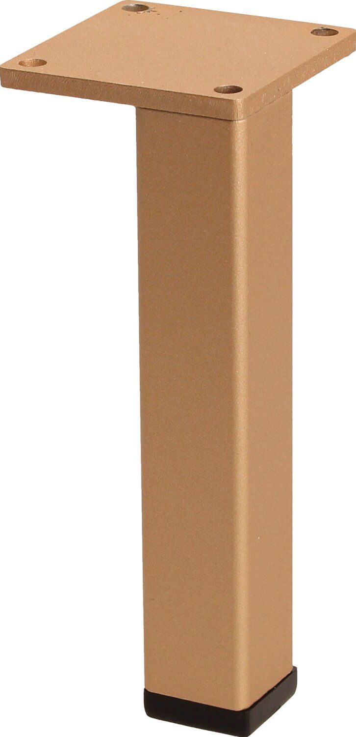 PATA CUADRADA DE ACERO PARA MUEBLES
