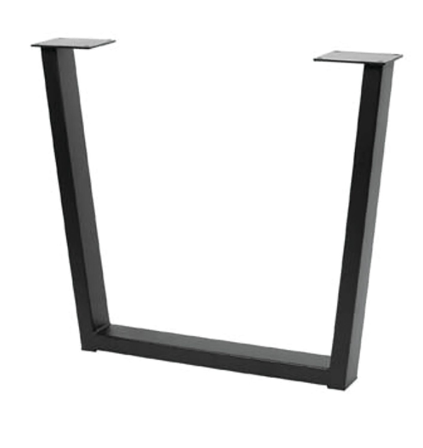 TRAPECIO PATA DE MESA DE ACERO H710 NEGR