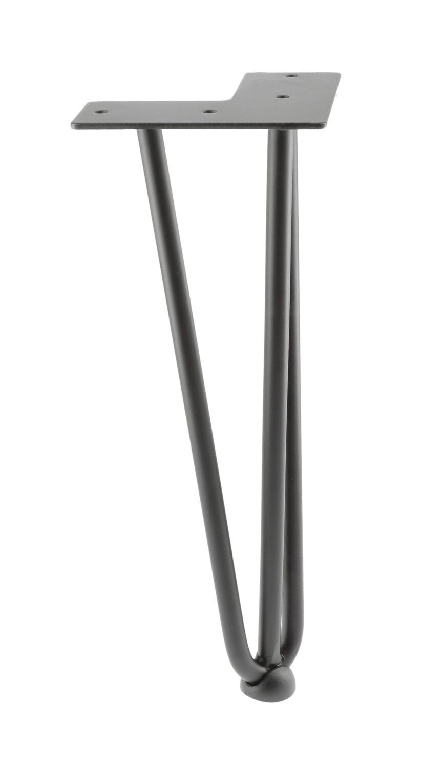 PATA DE MESA ARTO DIAM 12 NEGRO MATE