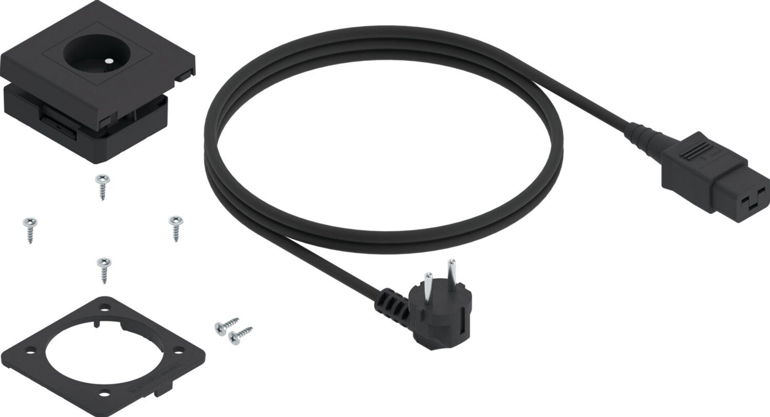 AMPEROS AC para LEGRABOX y MOVENTO Kit de toma de CA y cable de alimentación AMPEROS