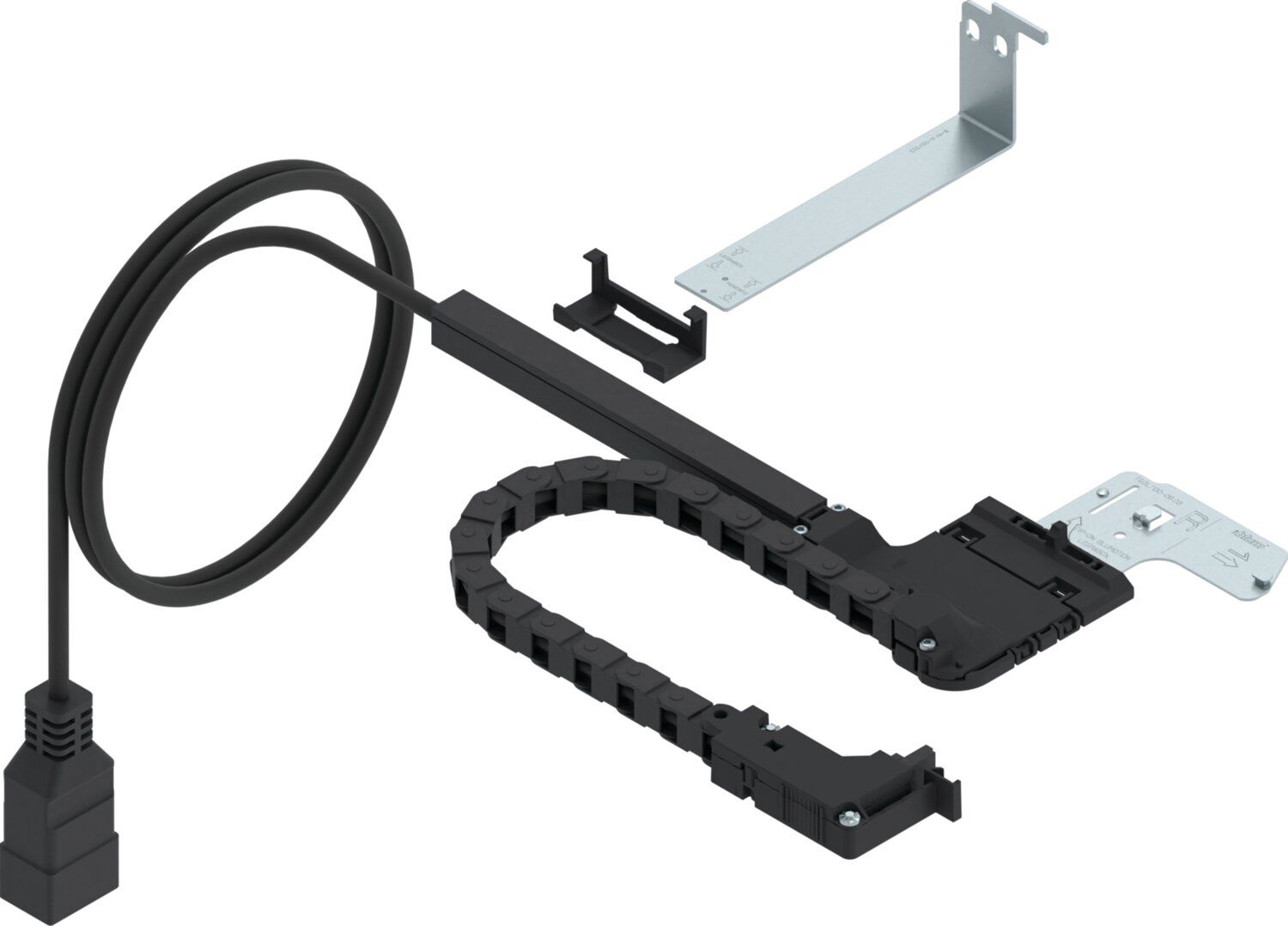 AMPEROS AC para LEGRABOX y MOVENTO Kit de canalización de cables de CA AMPEROS