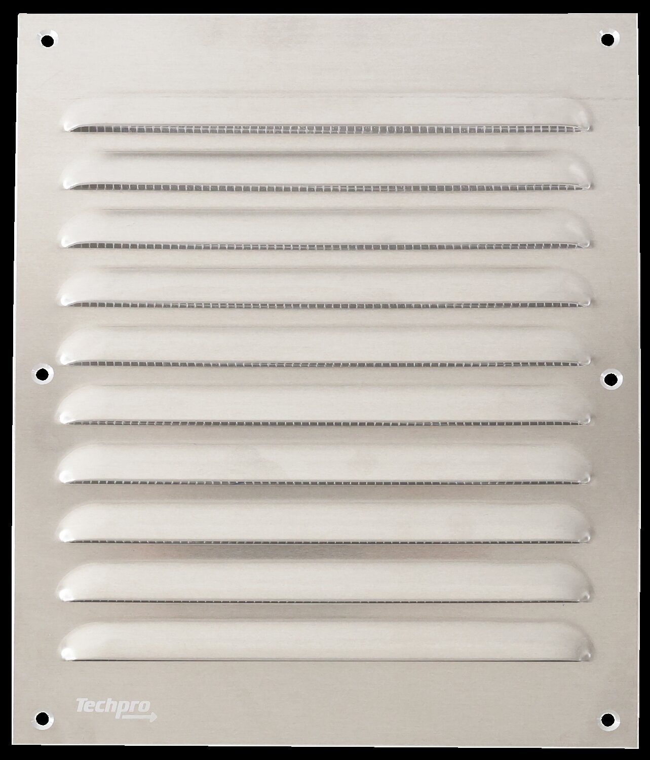 Rejilla de aluminio montada en superficie Con mosquitera