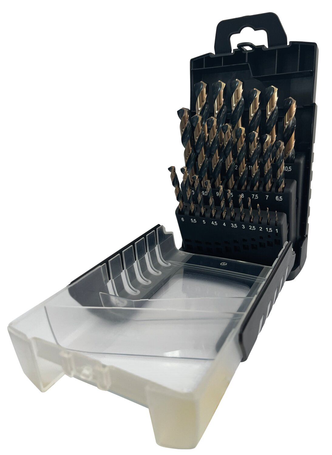 Juego de brocas HSS M2 para metal rectificado