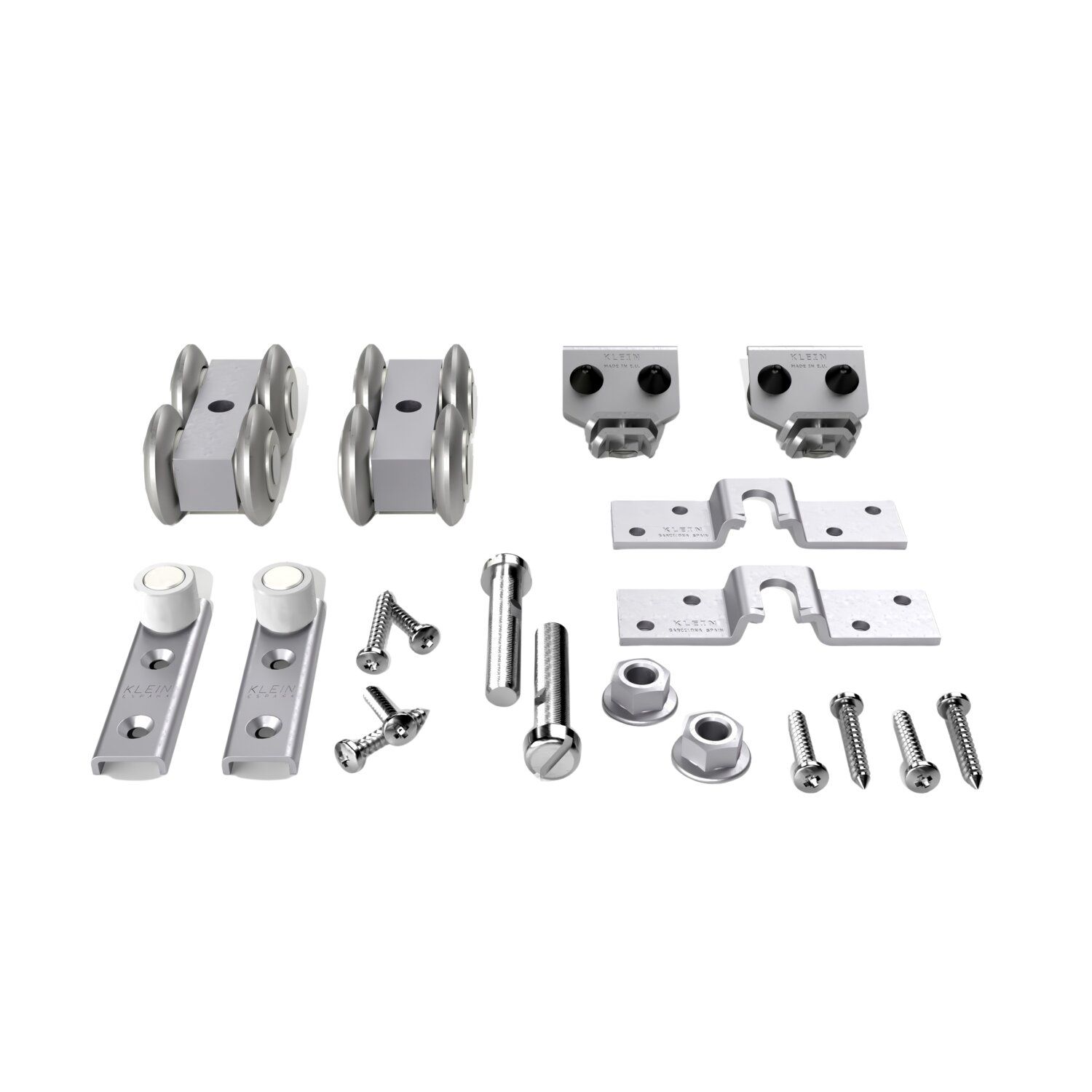 1 juego de accesorios para sistema de puerta corredera de madera K Modelo K