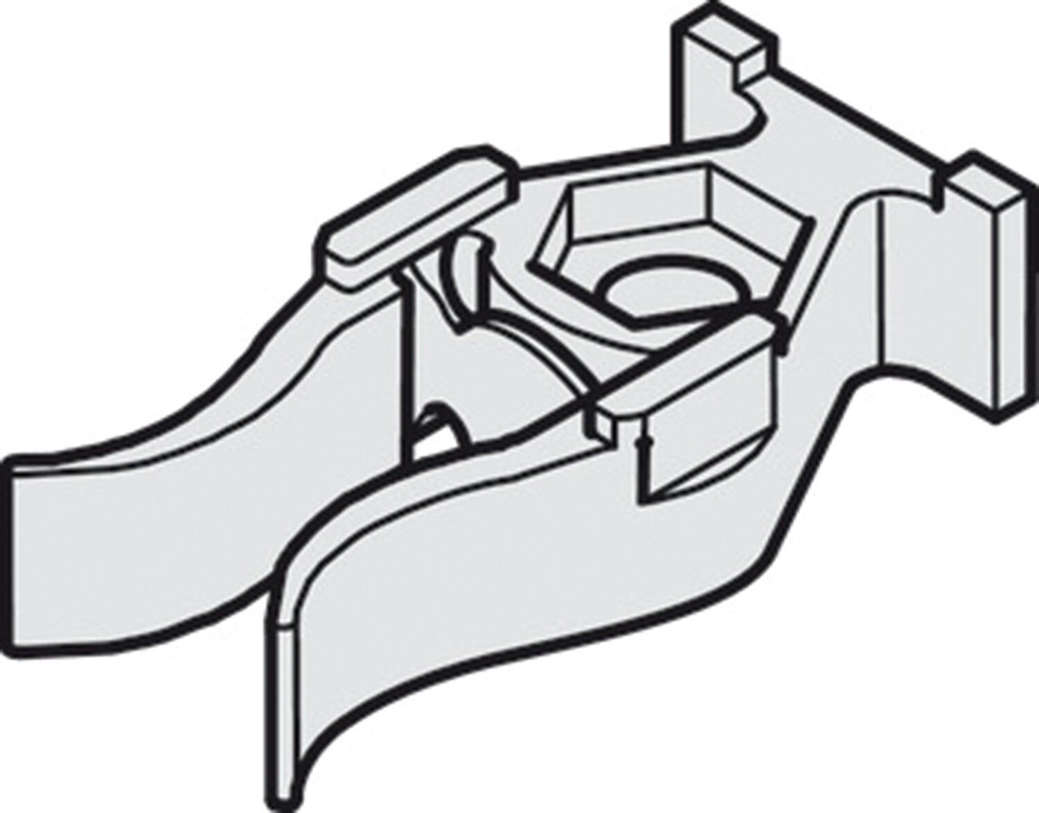 SLIDO F-LI41 50A TOPE PARA CARRIL