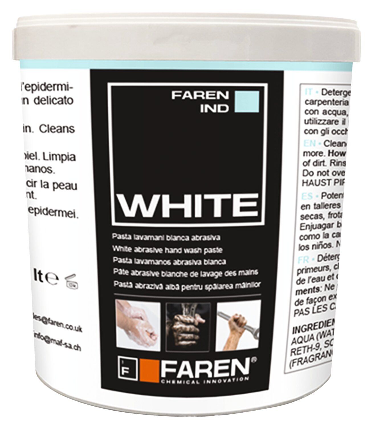 Crema lavamanos con abrasivo