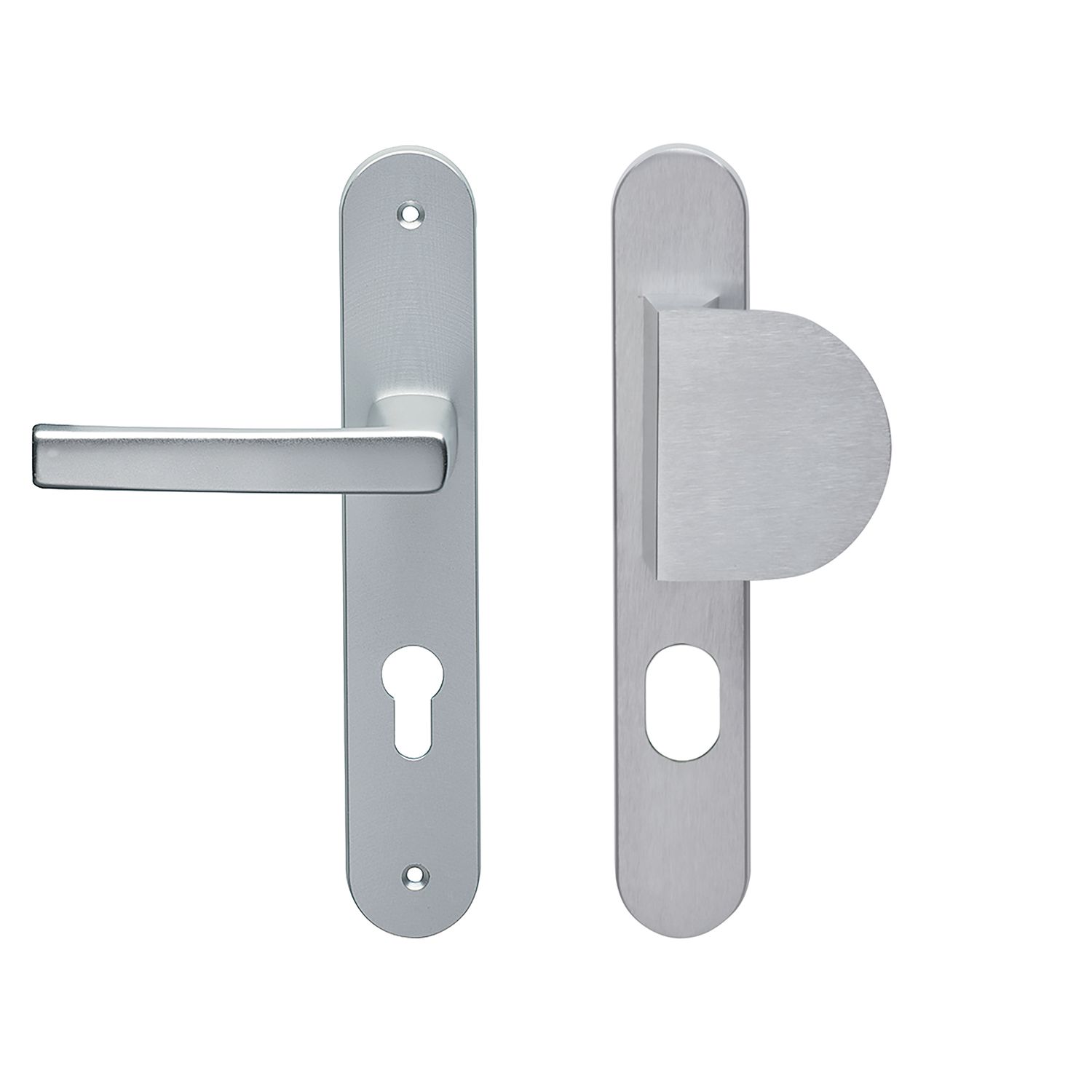 Colocación en placa mineral grande F1 Acabado plata