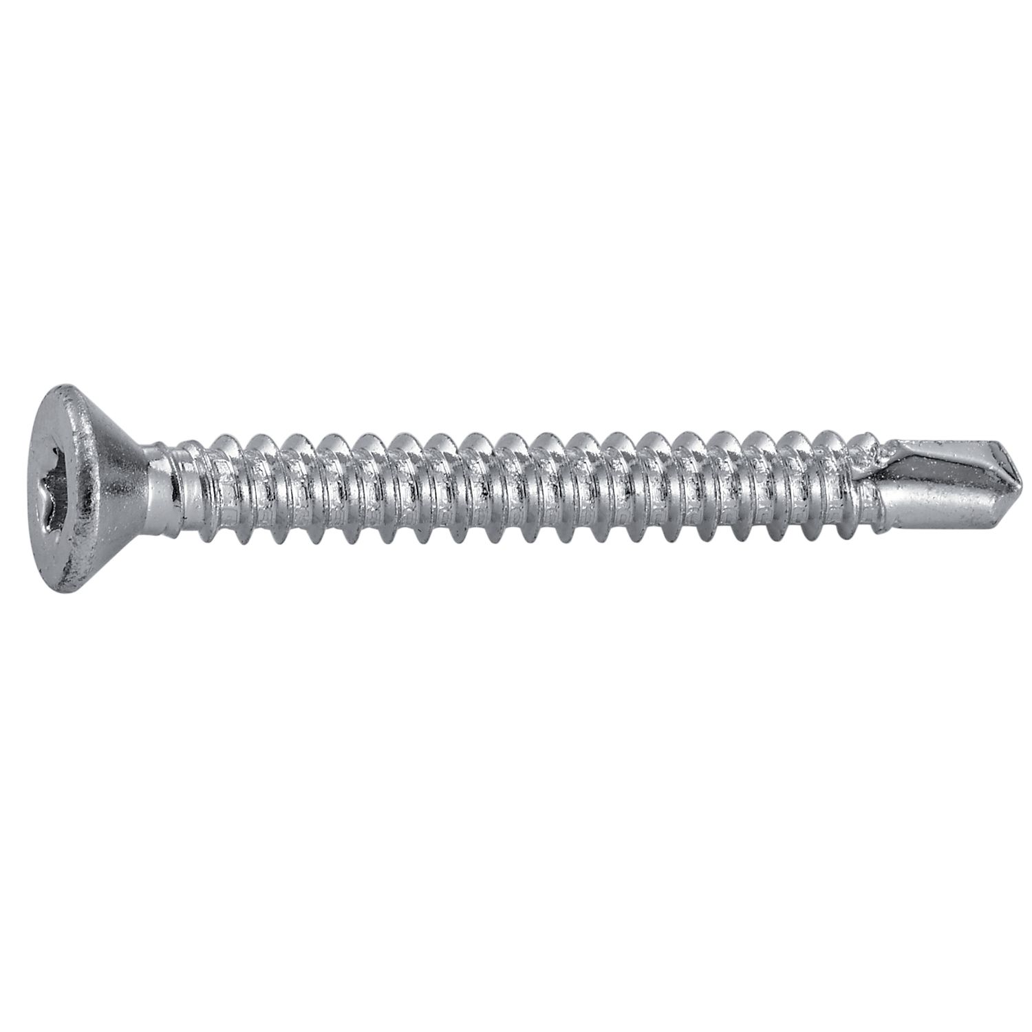 Tornillo autoperforante de cabeza avellanada Torx Acero cincado