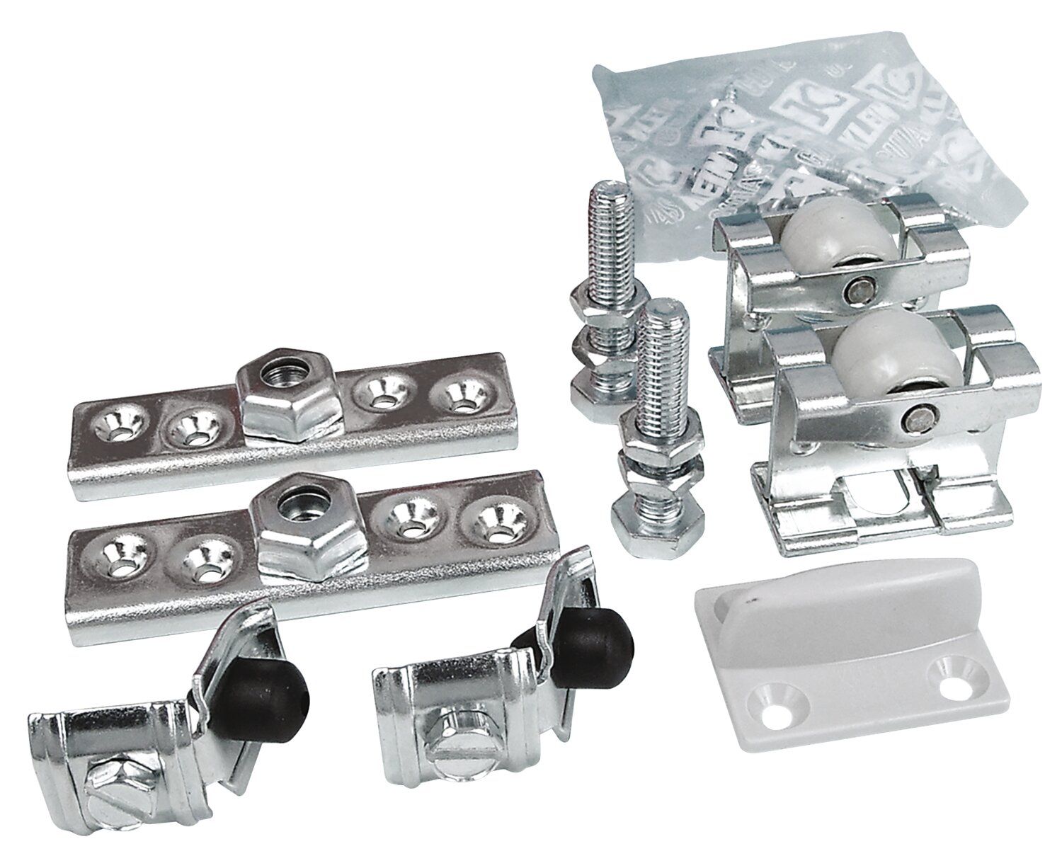 1 juego de accesorios para sistema de puerta corredera de madera K Modelo K