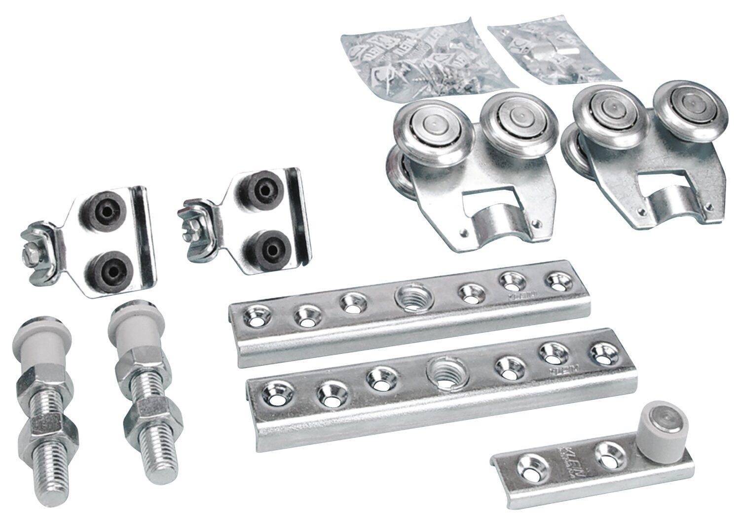 1 juego de accesorios para sistema de puerta corredera de madera K Modelo K