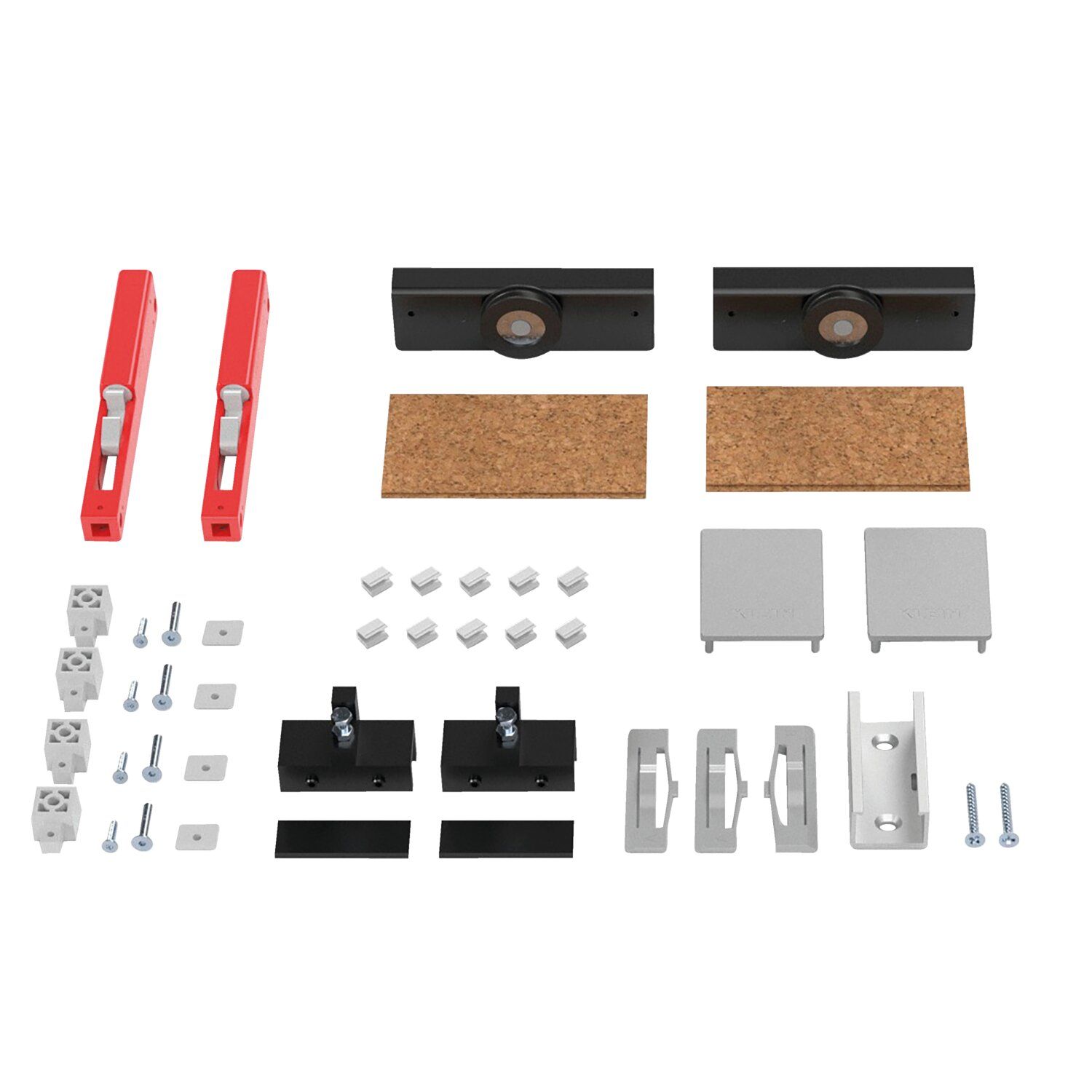 1 juego de accesorios para el sistema de puerta de cristal SK VIDRIO SK 80