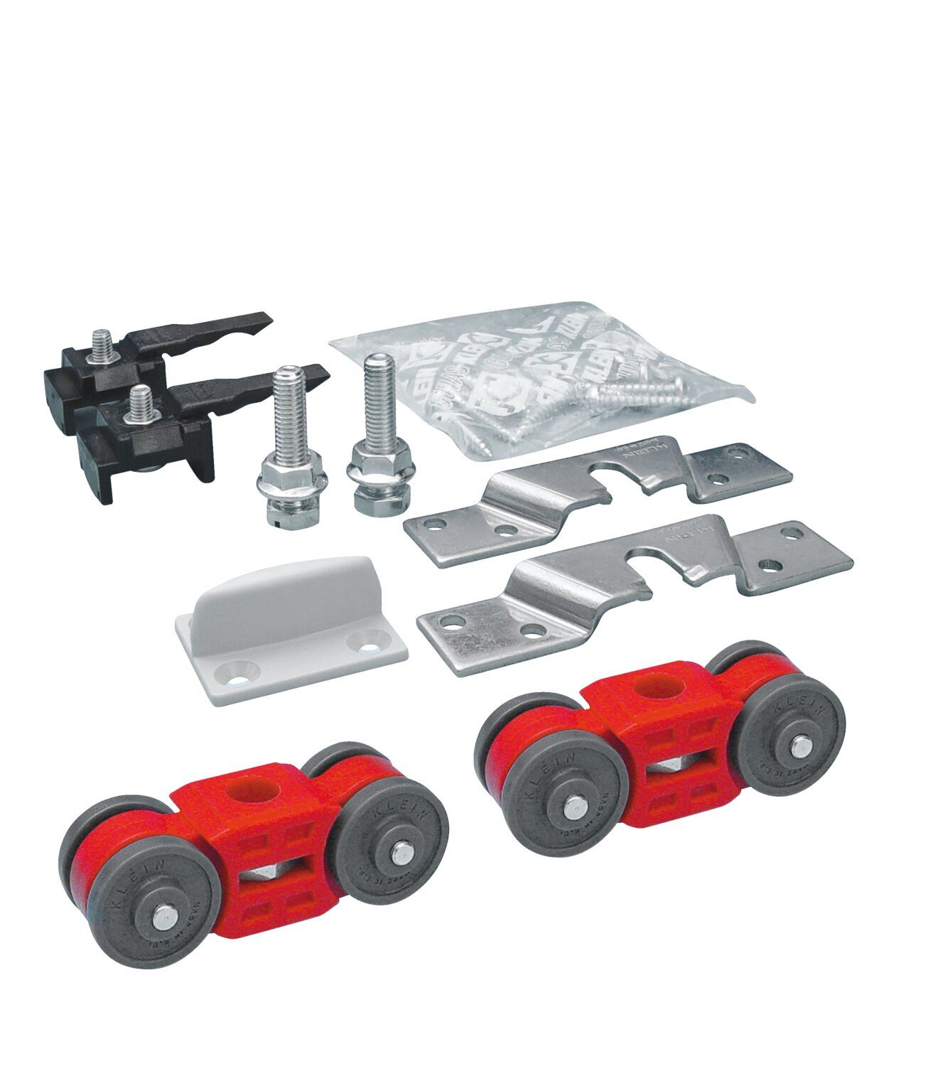 1 juego de accesorios para sistema de puerta corredera NK de madera o metal Modelo NK