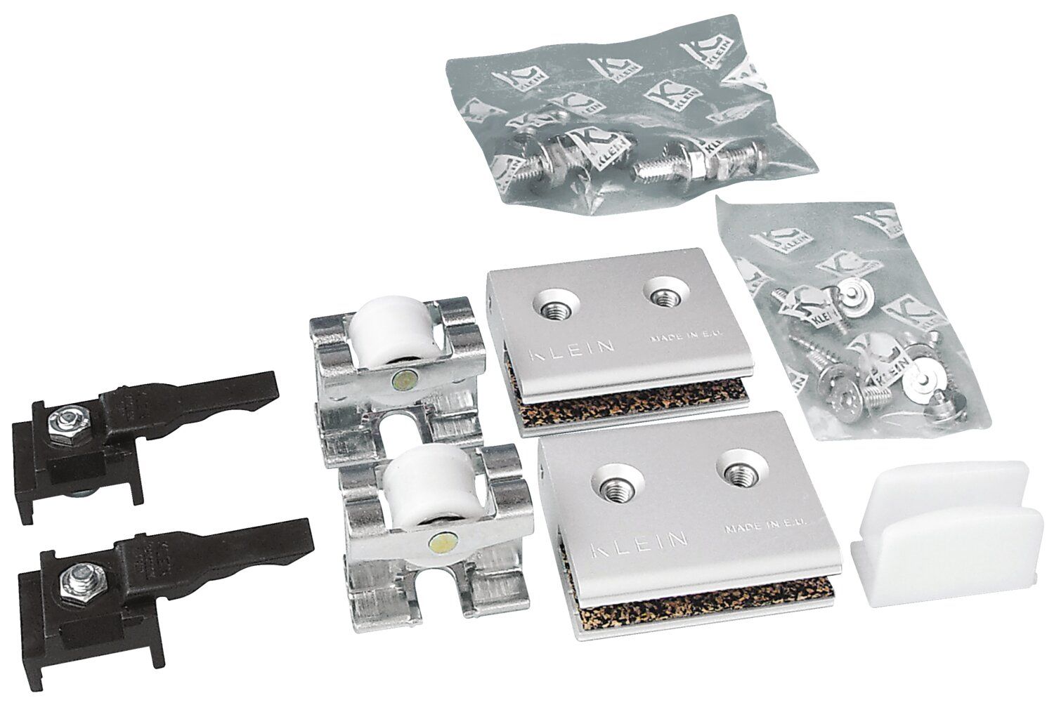 1 juego de accesorios para sistema de puerta corredera NK de madera o metal Modelo NK GLASS