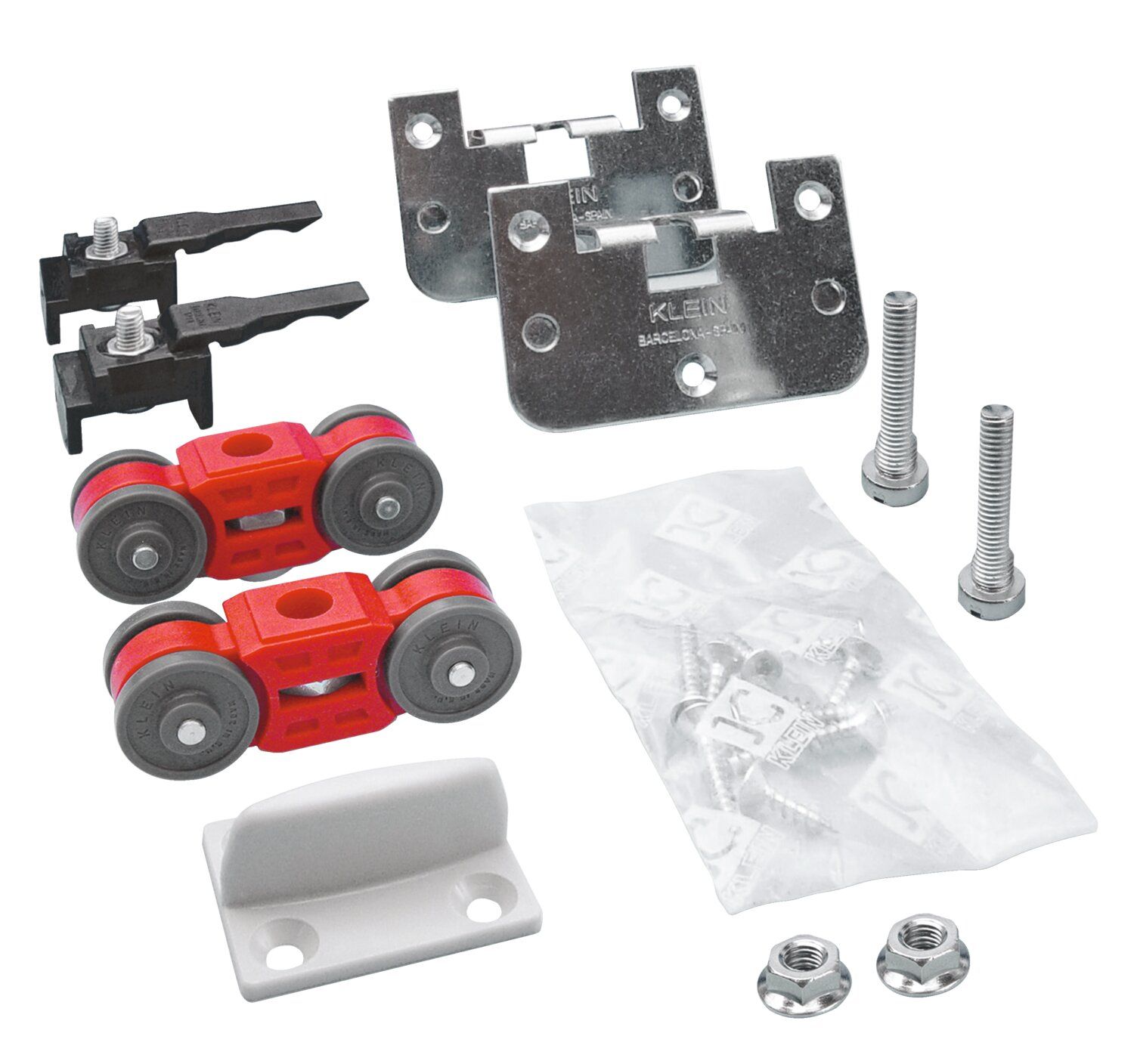 1 juego de placas laterales para sistema de puerta corredera NK