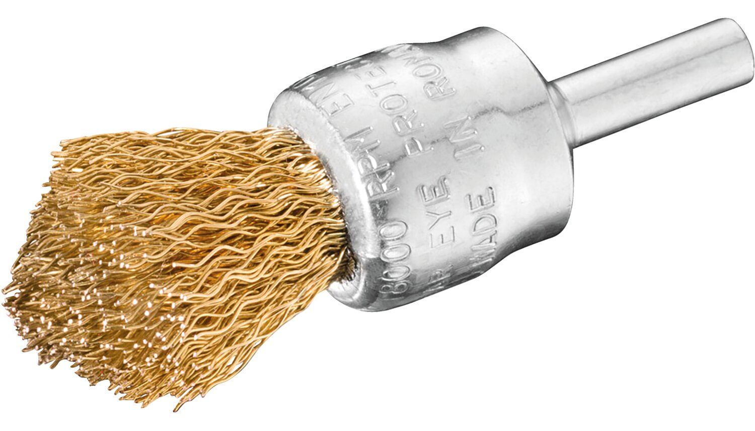 Cepillo puntiagudo en el tallo