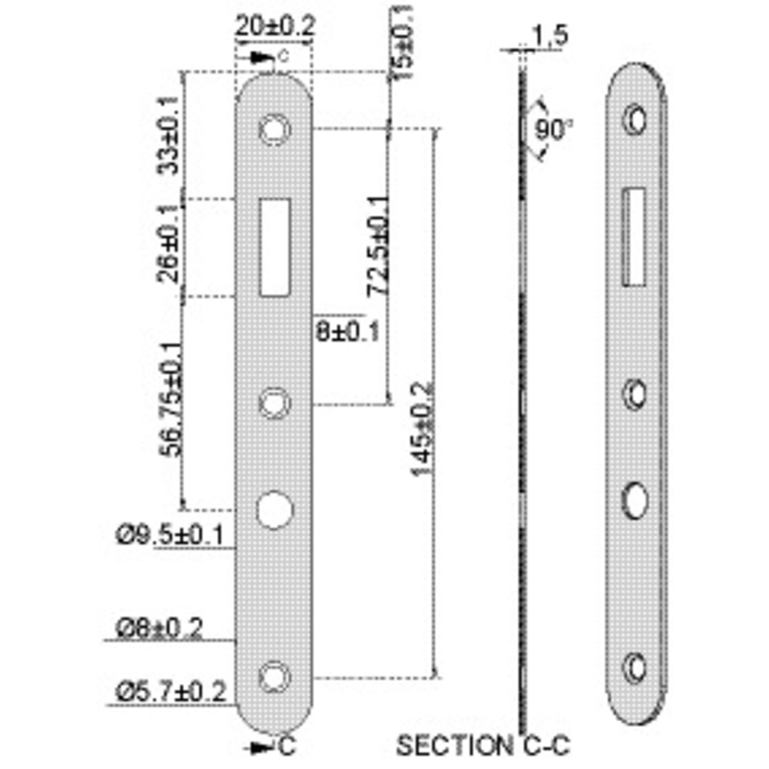 BOMBÍN BLANCO P/CERRADURA DE MENTÓN