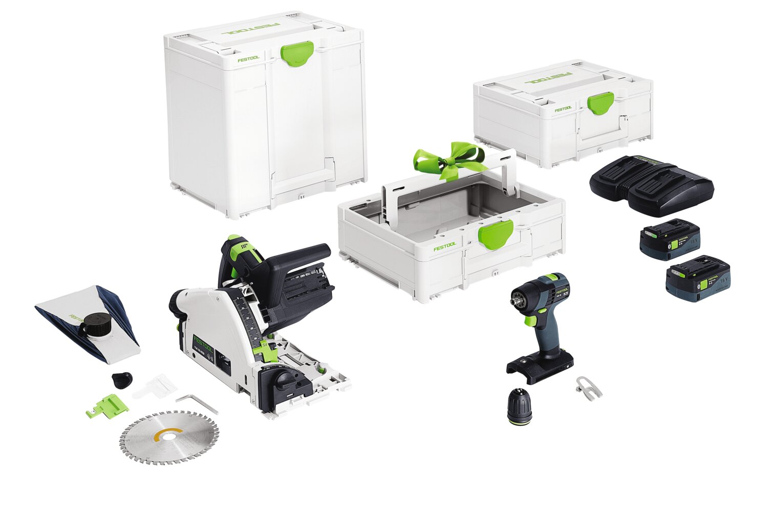 JUEGO DE 2 HERRAMIENTAS 18 V TSC 55 + TX